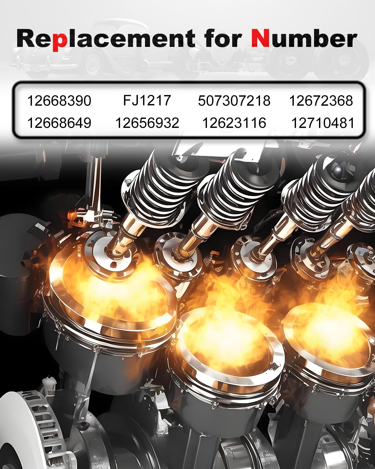 Amblee Fuel Injector Compatible with Chevy 2014-2018 Silverado 1500 2500, Cheyenne, Suburban, Tahoe, GMC Sierra 1500, Yukon XL -