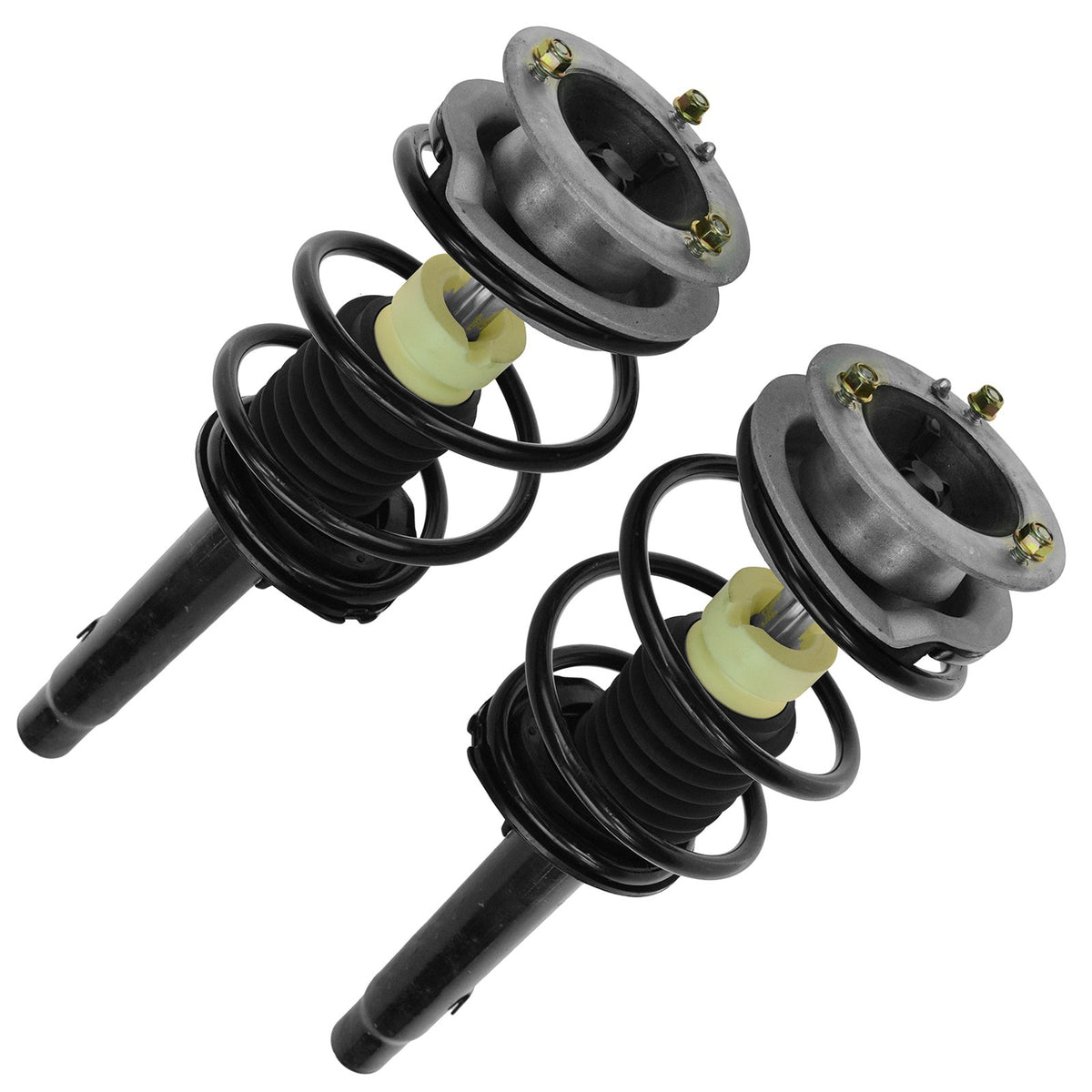 Trq Front Strut & Coil Spring Assembly Set Driver & Passenger Sides Compatible With 00 Bmw 323Ci 99-00 323I 01-06 325Ci 01-05 32