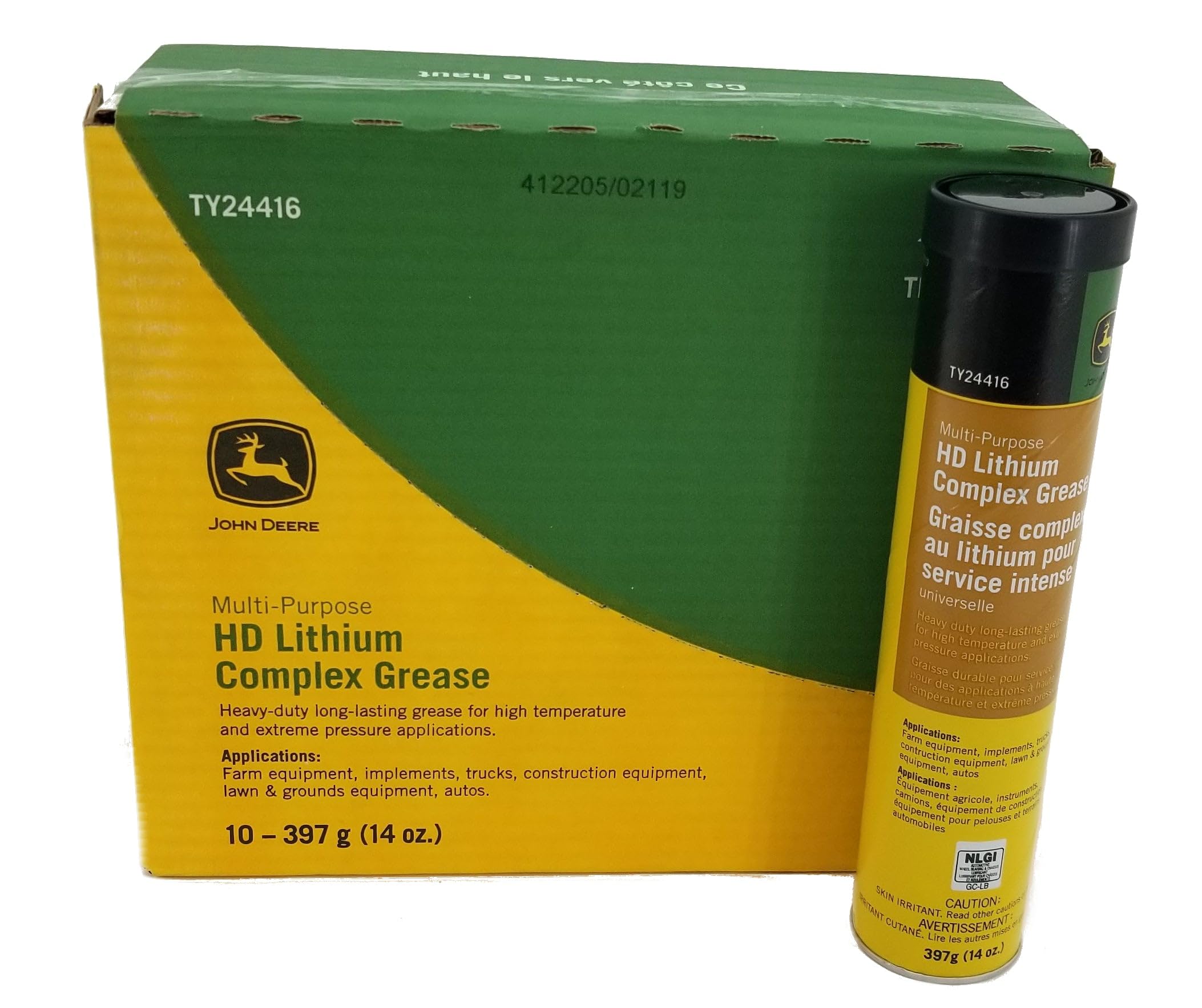 John Deere Multi-Purpose HD Lithium Complex Grease - TY24416 (10)