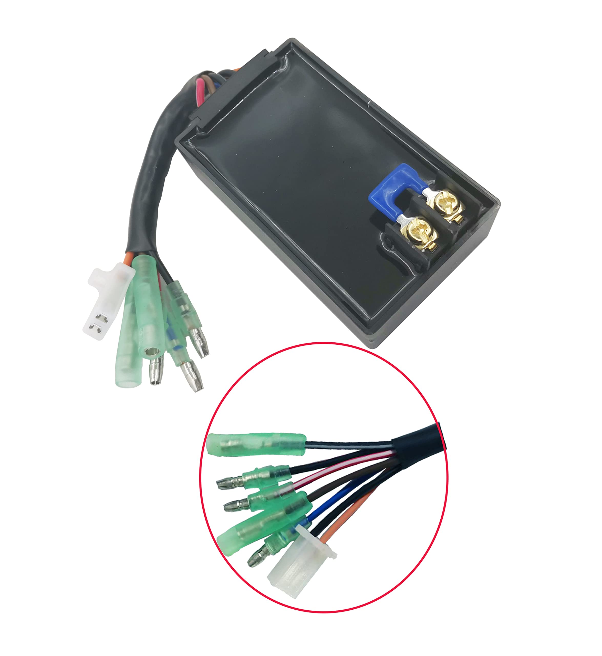 CDI Box Module for Polaris Sportsman 90 Predator Scrambler 50 90 ATV with Voltage Regulator Rectifier&Ignition Coil&Starter Rela