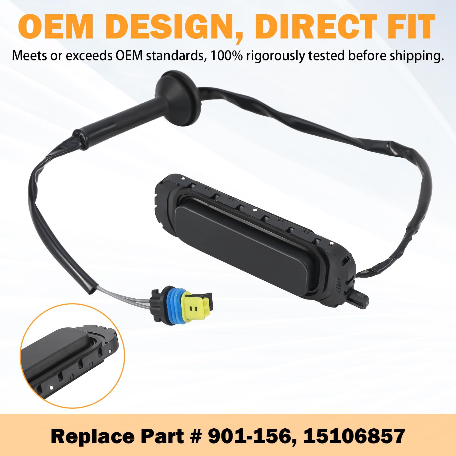 15106857 Hatch Button Trunk Latch For 2007-2014 Chevrolet Suburban 1500 2500 Tahoe Cadillac Escalade Esv Gmc Yukon Xl Replace Pa