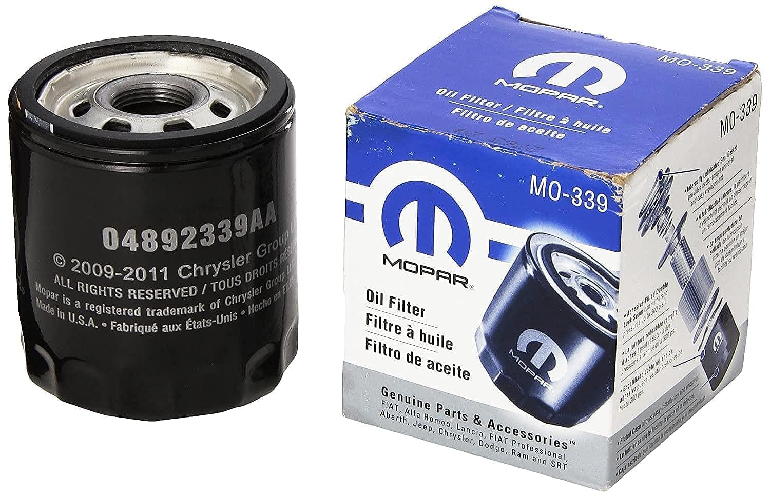 Genuine Chrysler (4892339AB) Engine Oil Filter