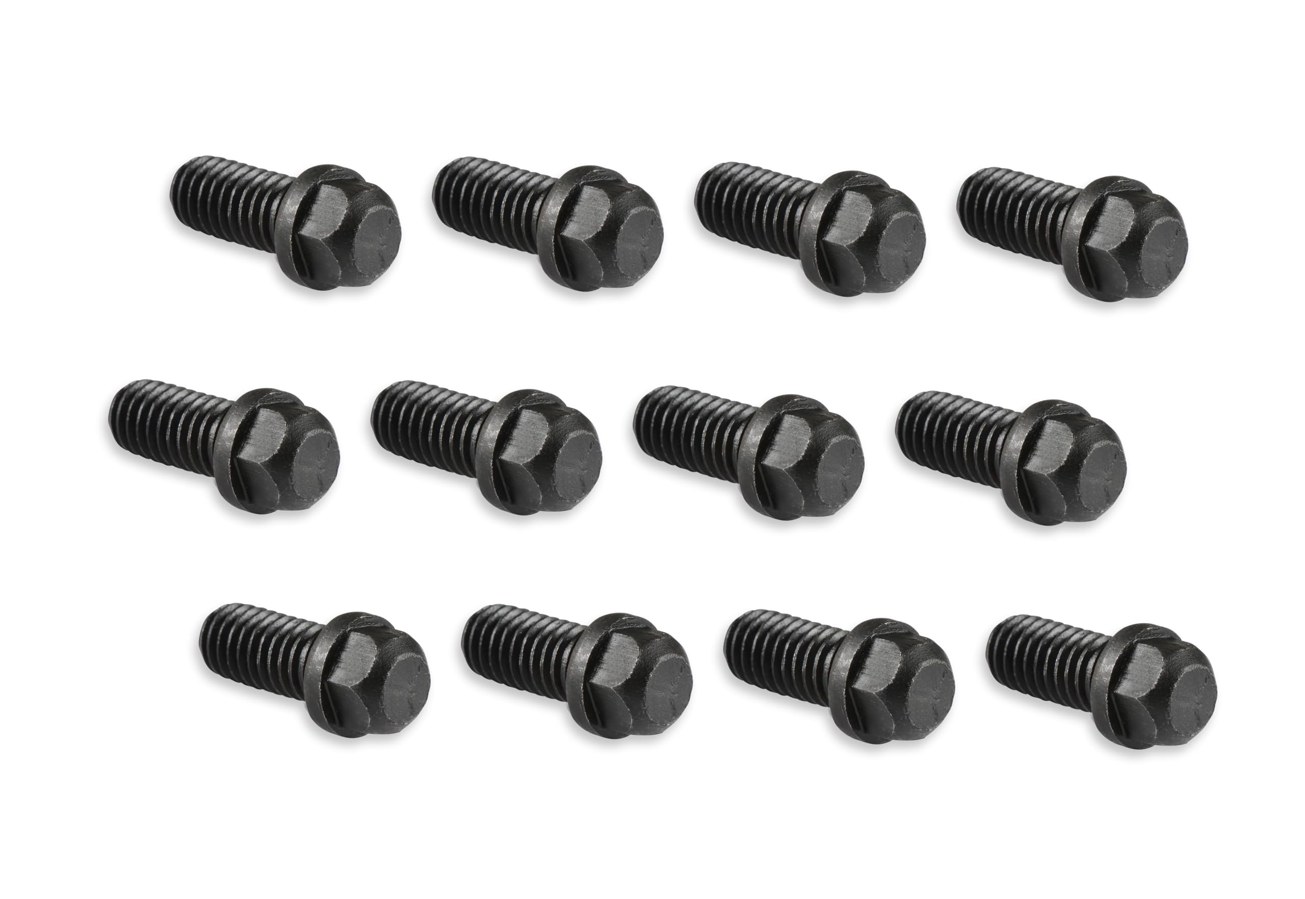 Mr. Gasket Header Bolts,3/8-16X3/4, Black