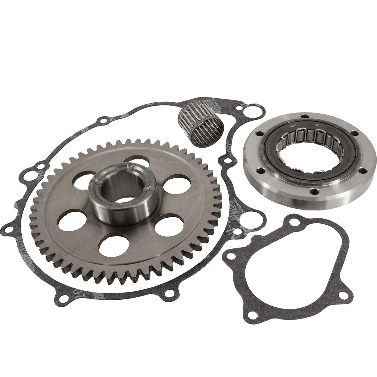 Octopus Yamaha Raptor 660 Heavy Duty One Way Bearing Starter Clutch Gear Kit Set Starter Clutch Bearing 660R Raptor660R Yfm 660Rp Yfm660 Rp Starter Clutch