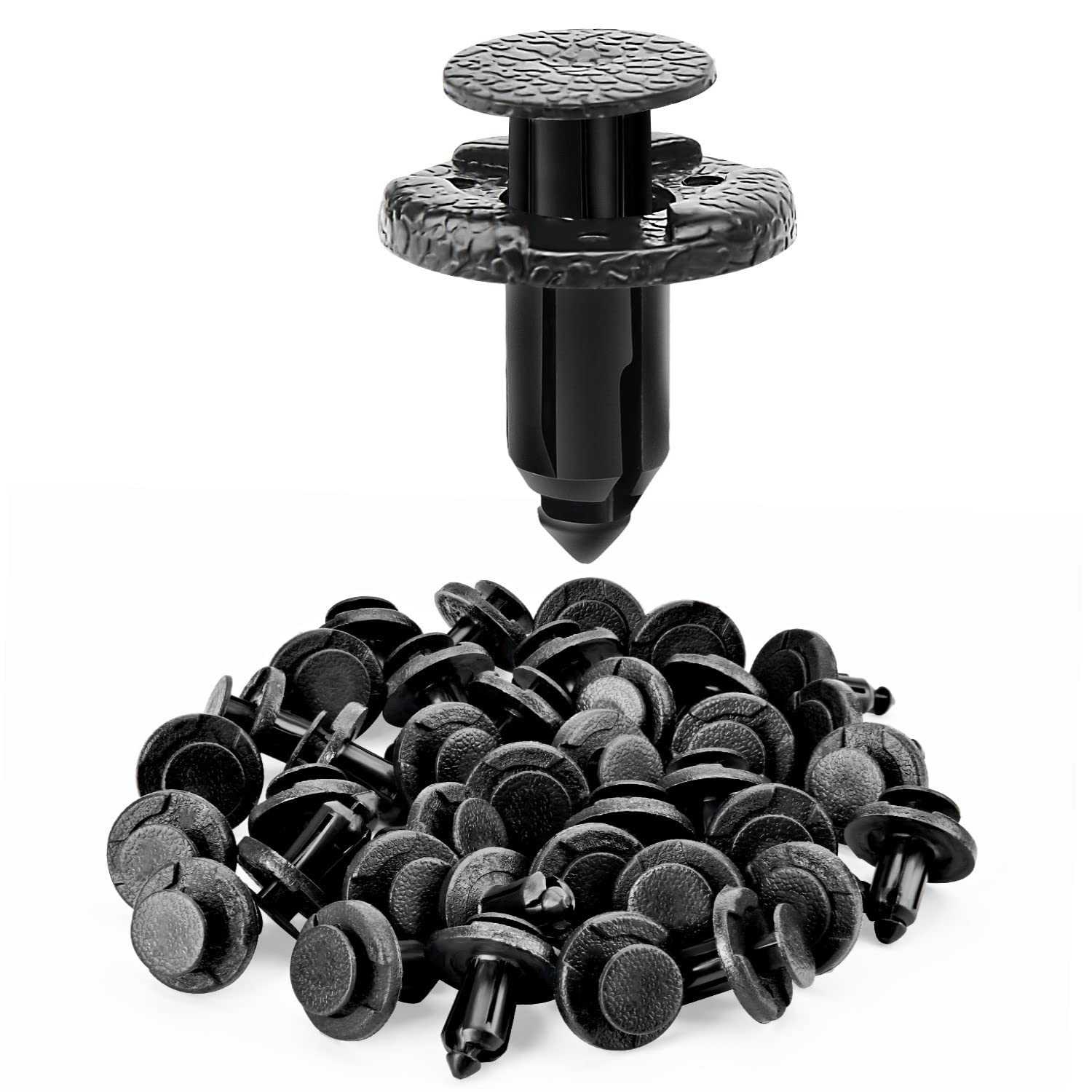 Nilight 40Pcs Front Bumper And Radiator Support Push-Type Retainer 11296-Ag000 8Mm Compatible With Nissan And Infiniti Car Push