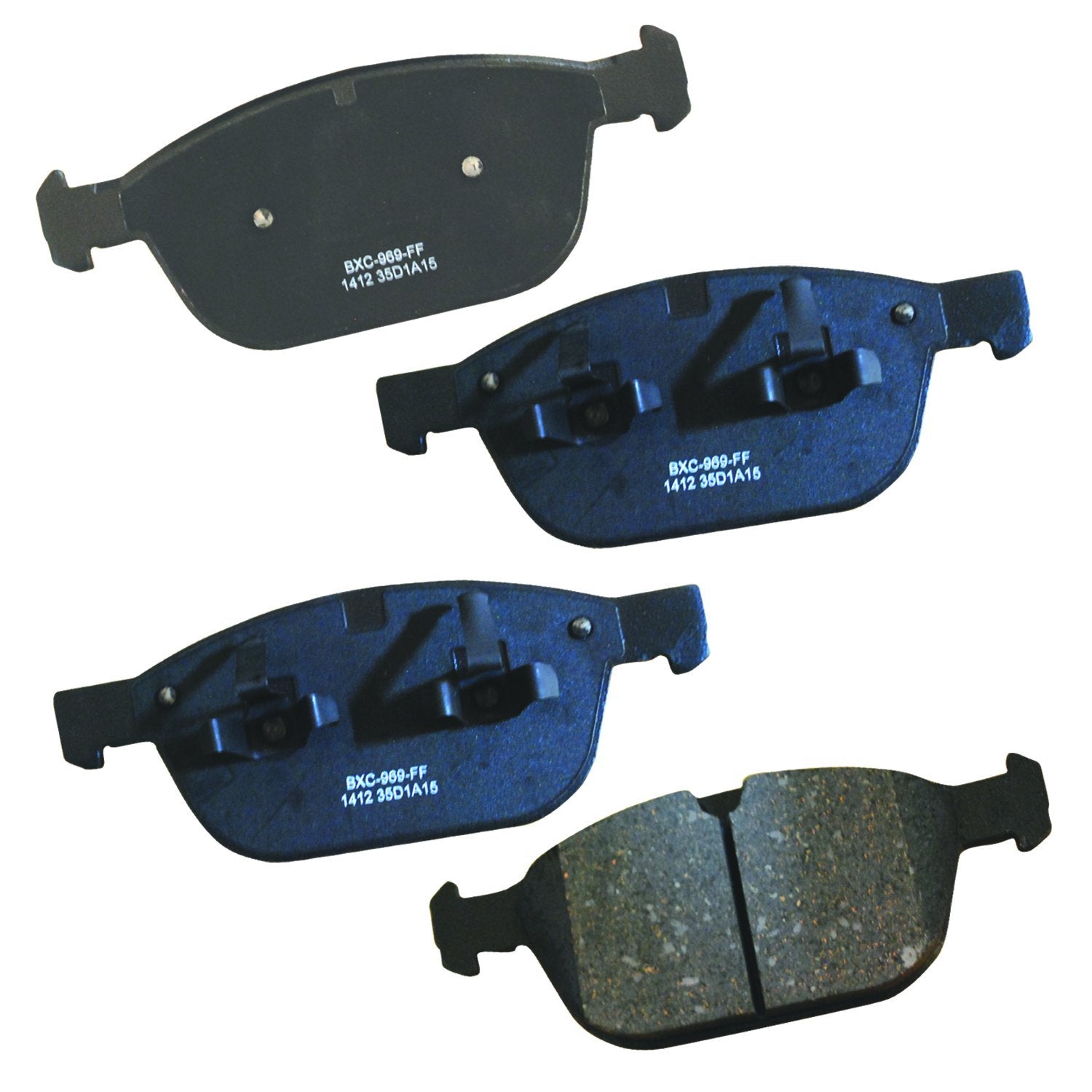 Bendix Premium Sbc1412 Ceramic Front Brake Pads For Volvo Xc60 2015-2010, Xc90 2014-2003