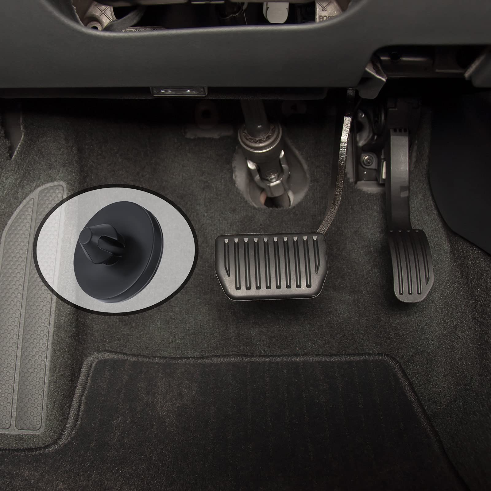 Frienda 12 Pieces Brake Switch Stopper Brake Pedal Pad Brake Light Switch Stopper Brake Switch Pad Clutch Pedal Stopper 90541-06036