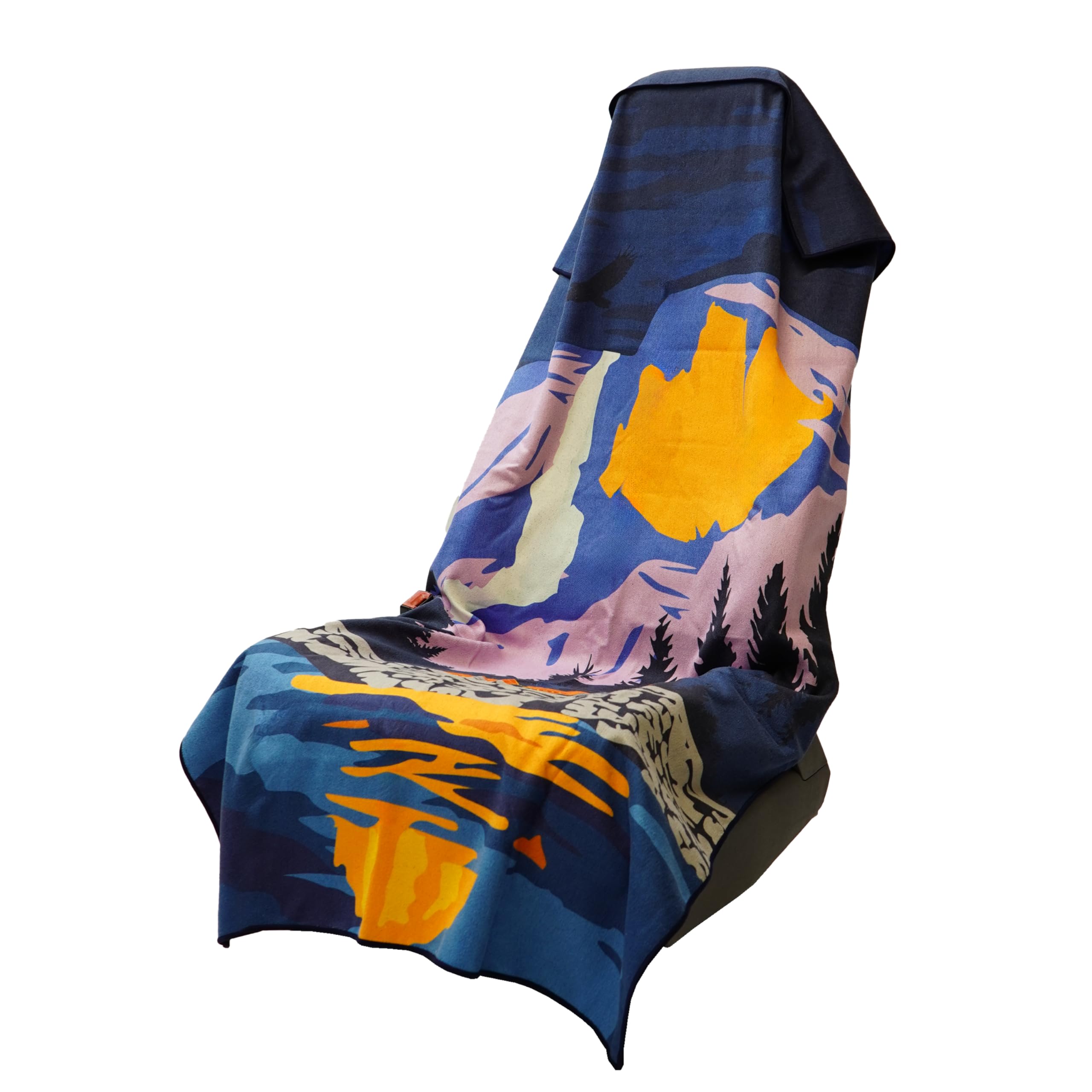 Sprints Athletic Running Towel, Full-Sized, Car Seat Cover - Performance Microfiber (Yosemite)