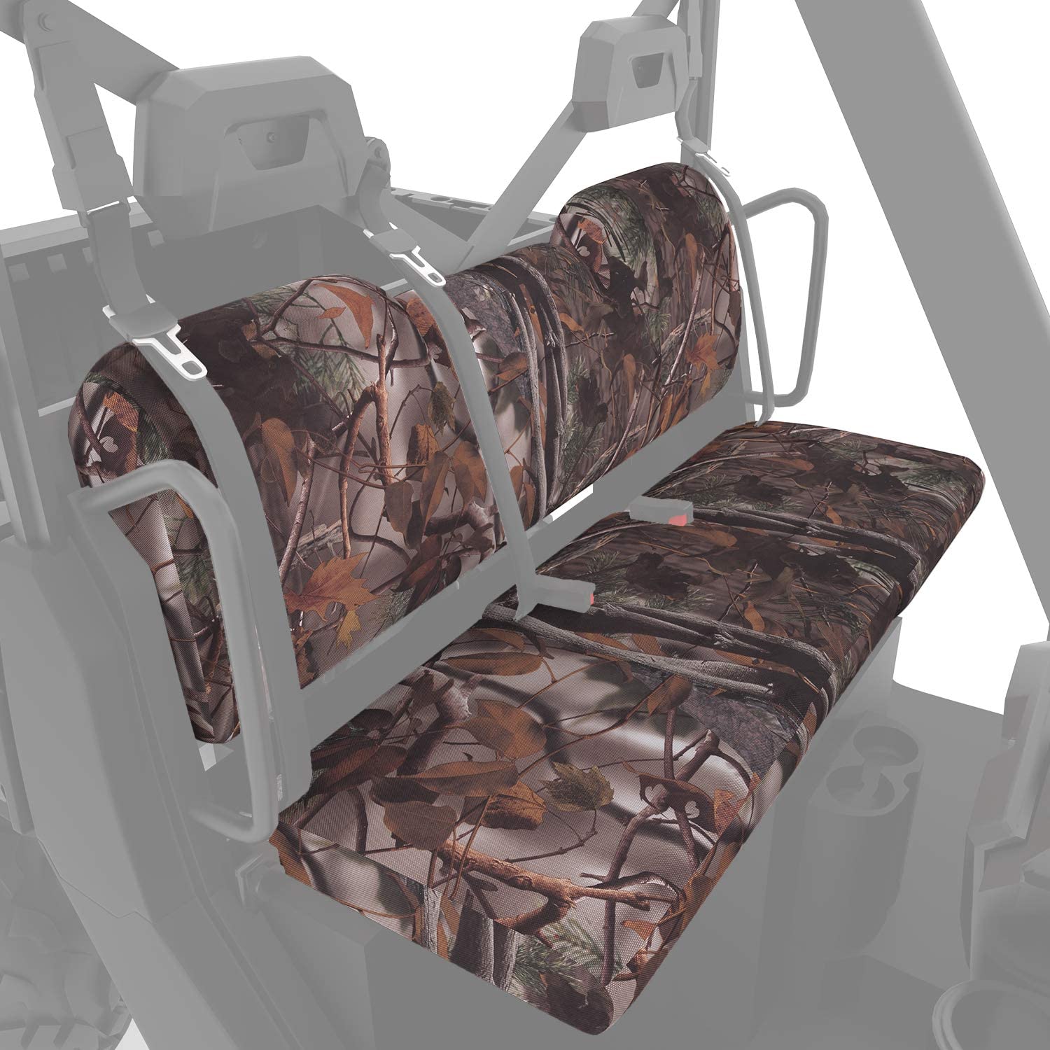 Kemimoto 1680D Utv Seat Covers Set Camo Compatible With Polaris Ranger 1000 2020-2025, Polaris Ranger Xp 1000 2017-2021, Oxford