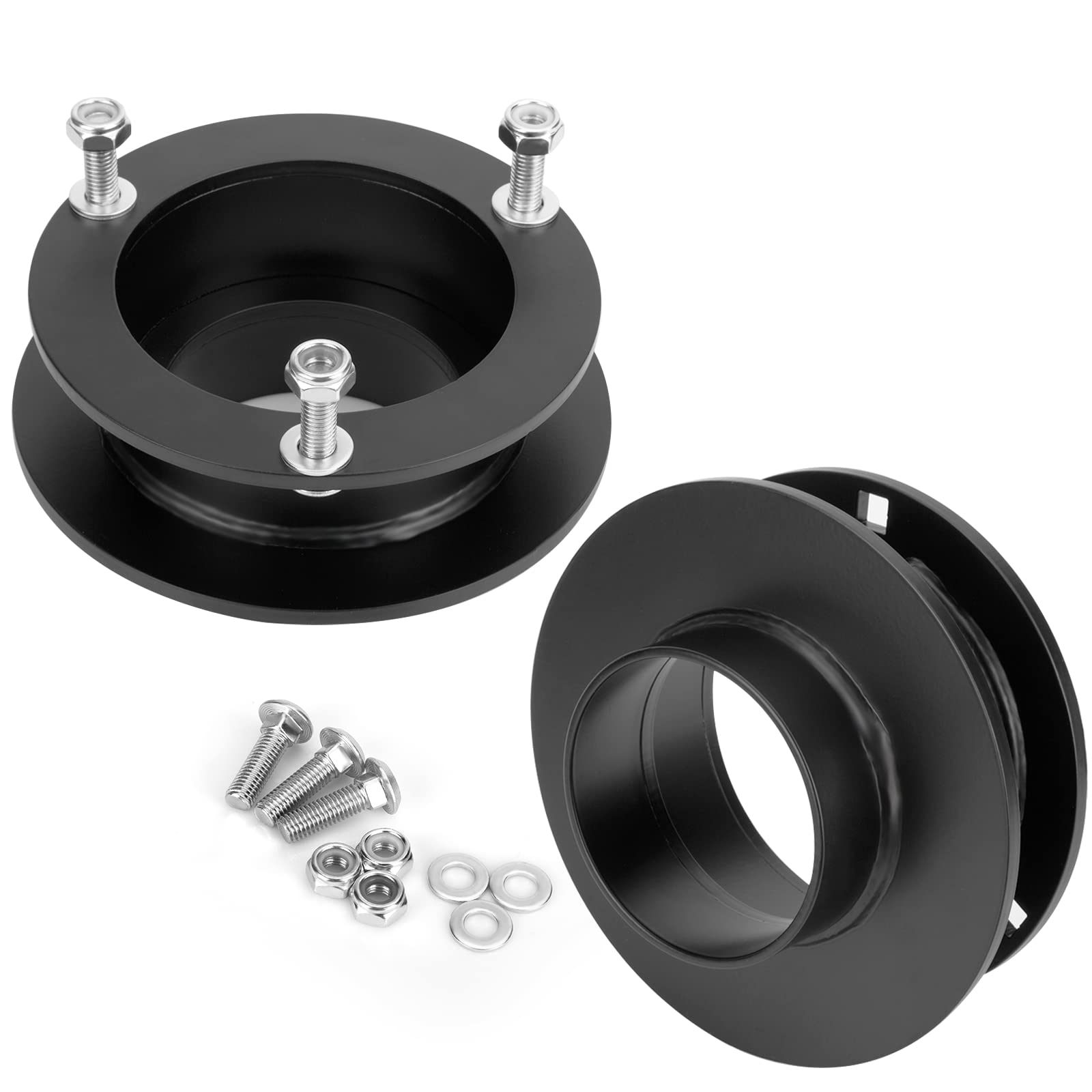 2.5 Front Leveling Lift Kits For 4Wd Dodge Ram 1500 1994-2001,1994-2013 Ram 2500,1994-2012 Ram 3500 Truck, (Set Of 2) 2.5 Inch Solid Steel Struct Spacers For 4X4 Br/Be/Dr/Dh/Ds/Dj Pick Up