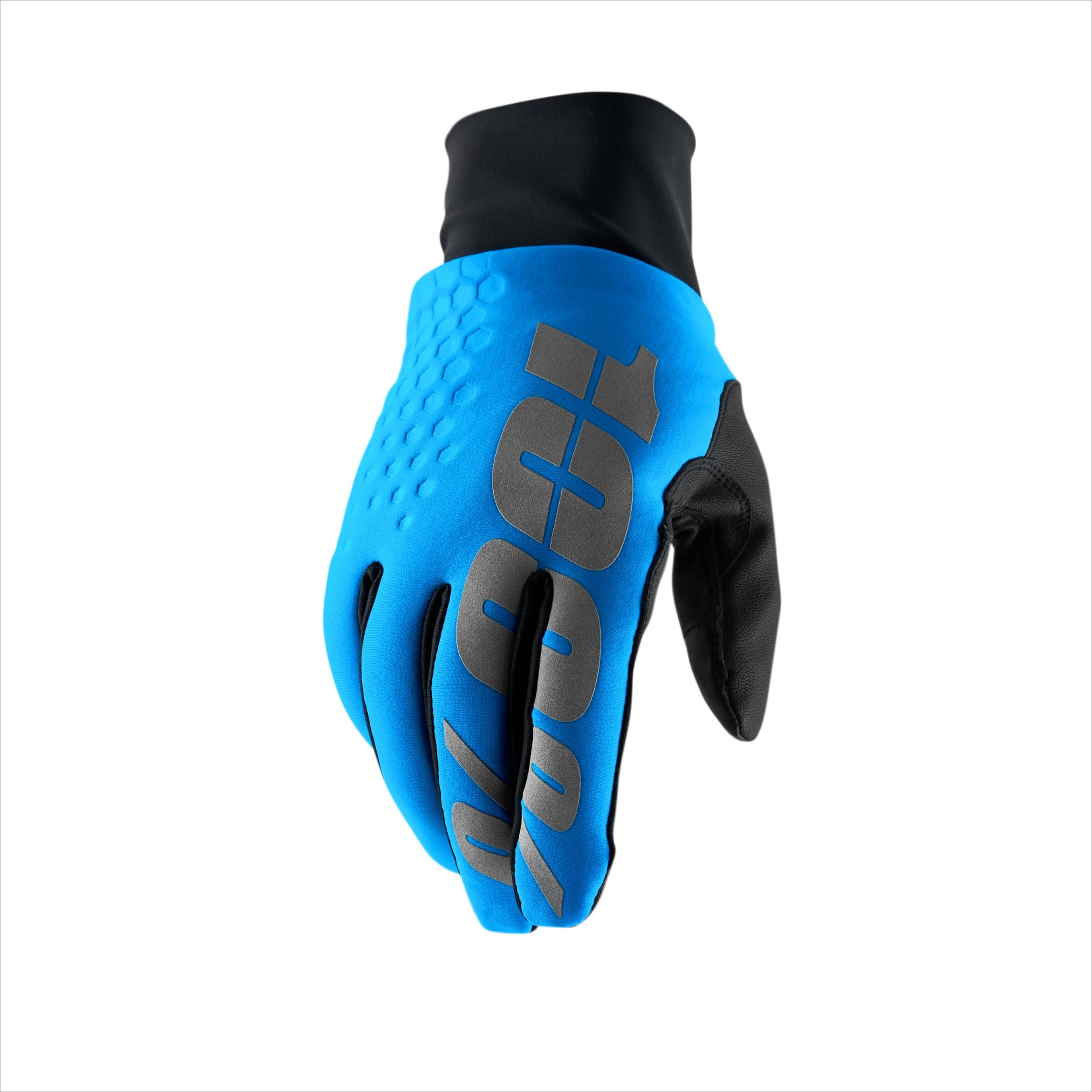 100% Hydromatic Brisker Cold Weather Motocross And Snowmobile Gloves - Warm & Lightweight Gloves For Motocross & Cycling - Blue,