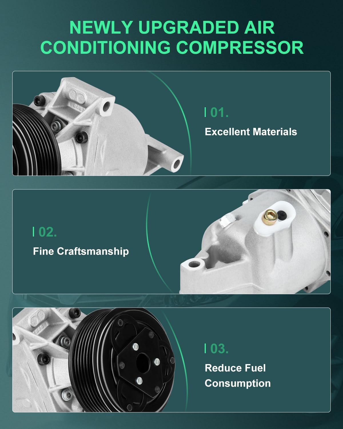 Scitoo Ac Compressor For N-Issan Juke Versa Versa Note 1.6L 2011-2018