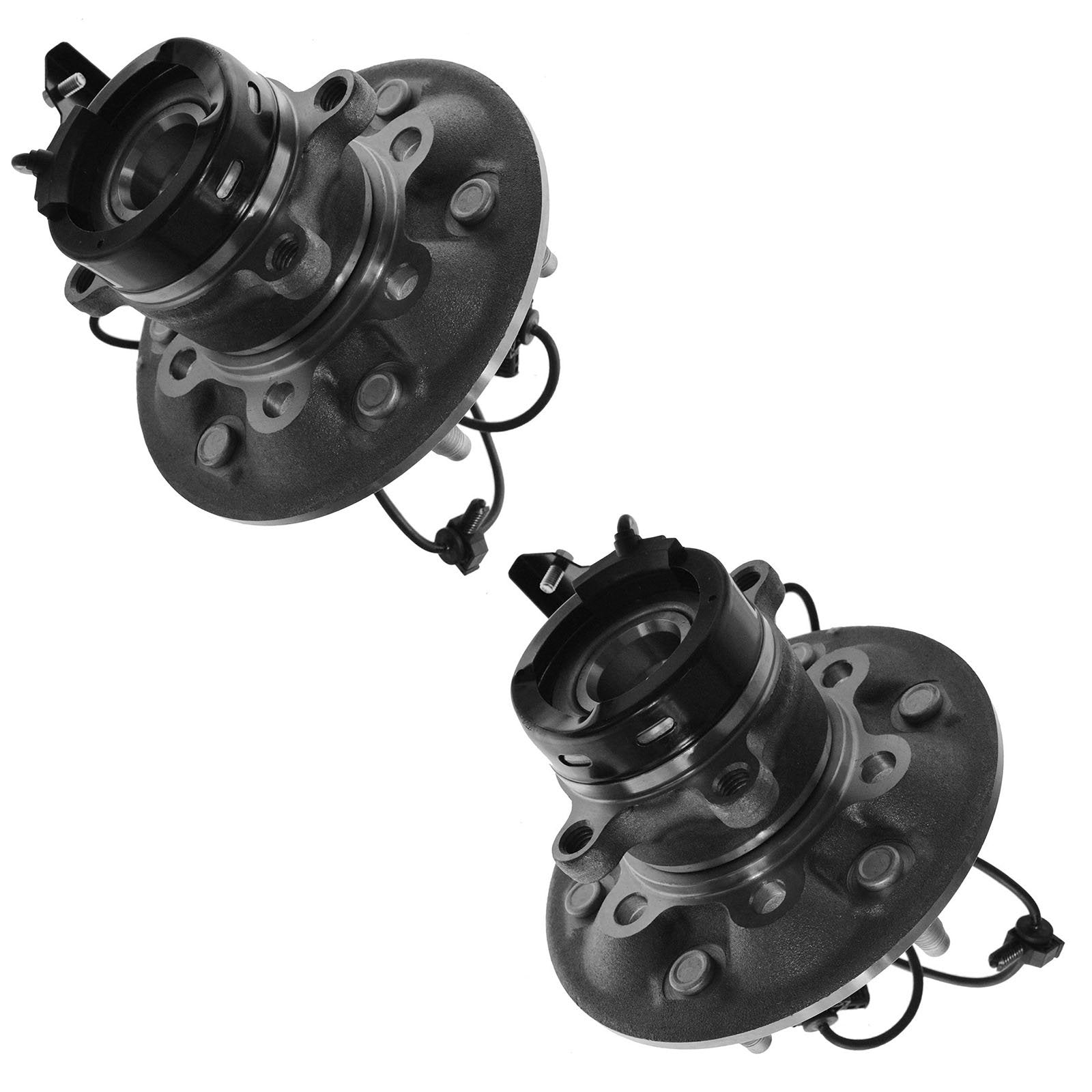 Trq Front Wheel Hub Bearings Assembly Set Compatible With 2004-2008 Chevrolet Colorado Gmc Canyon 2006 Isuzu I-350 2007-2008 I-3