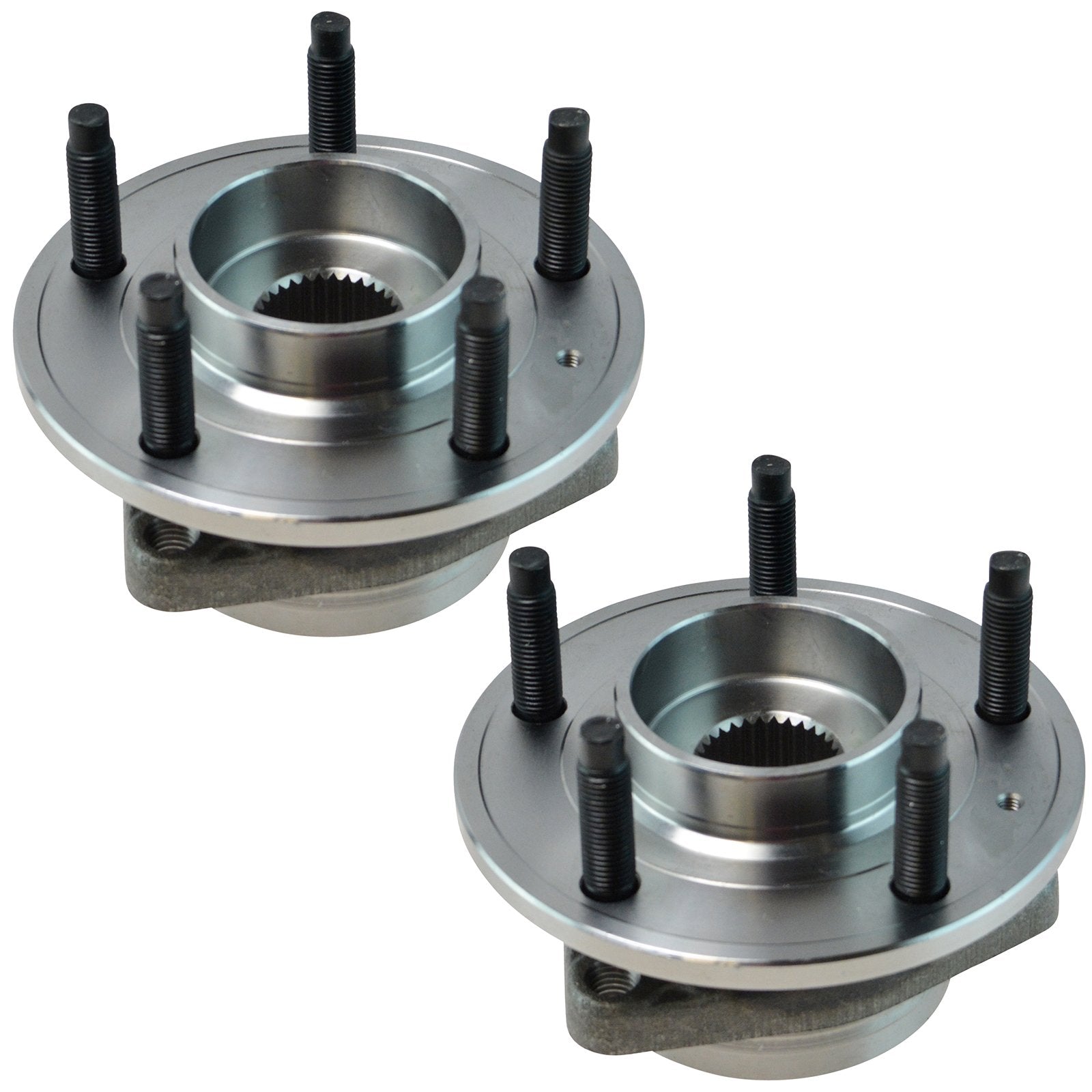 Trq Front Rear Wheel Hub Bearings Assembly Set Compatible With 2016-2017 Buick Cascada 2012-2017 Verano 2013-2017 Cadillac Ats 2