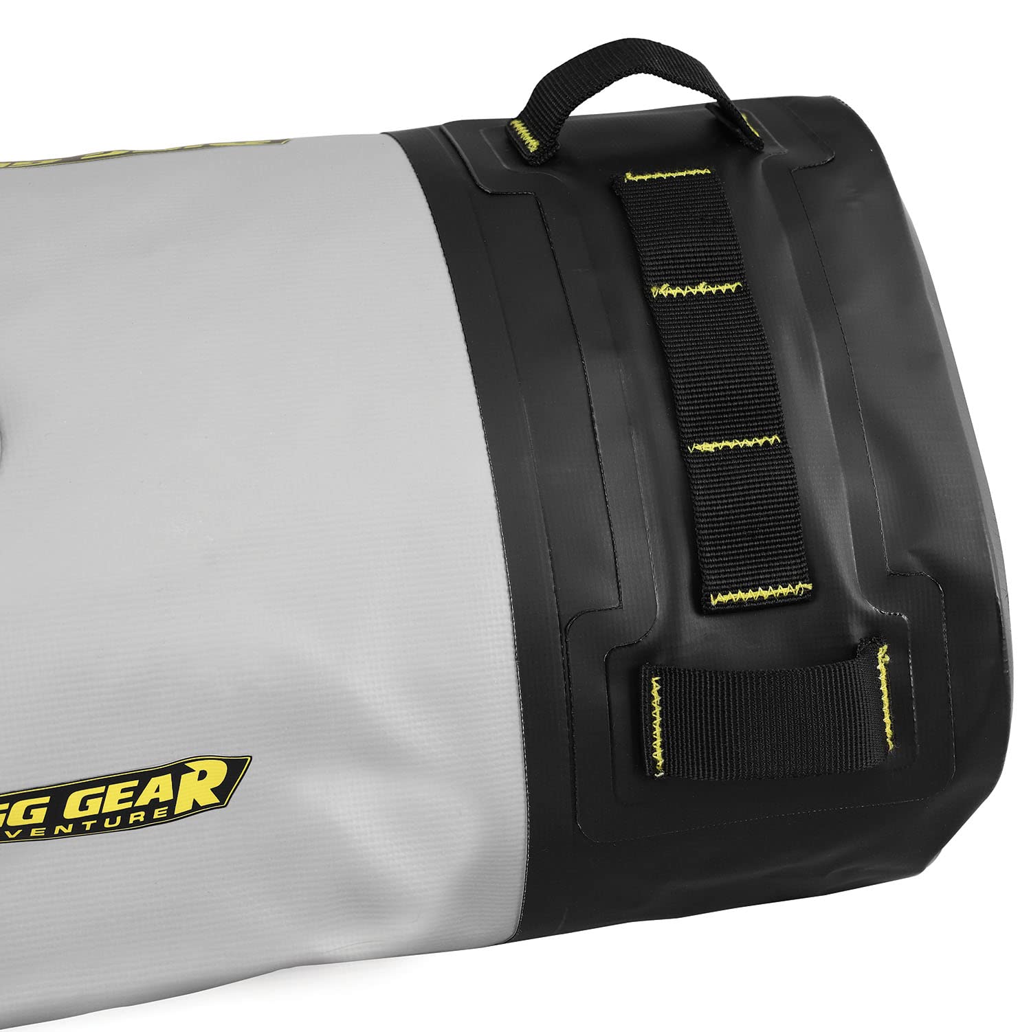 Nelson-Rigg Hurricane Waterproof Dry Roll Bag 10L, Roll Top, Includes Straps To Attach To Vehicle, Air Purge Valve Black/Gray