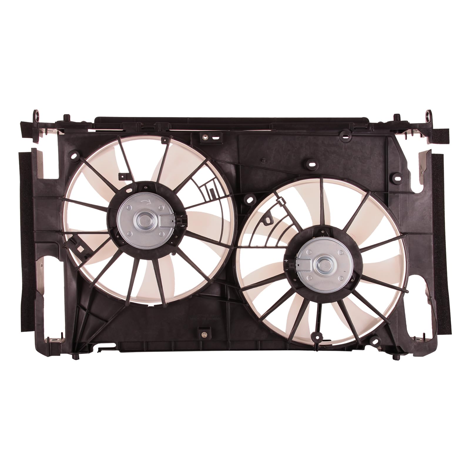 TYG Upgraded Cooling Fan Assembly for 2009-2012 Toyota RAV4 2.5L North America Built | Racing-Level OE Replacement Engine Radiat