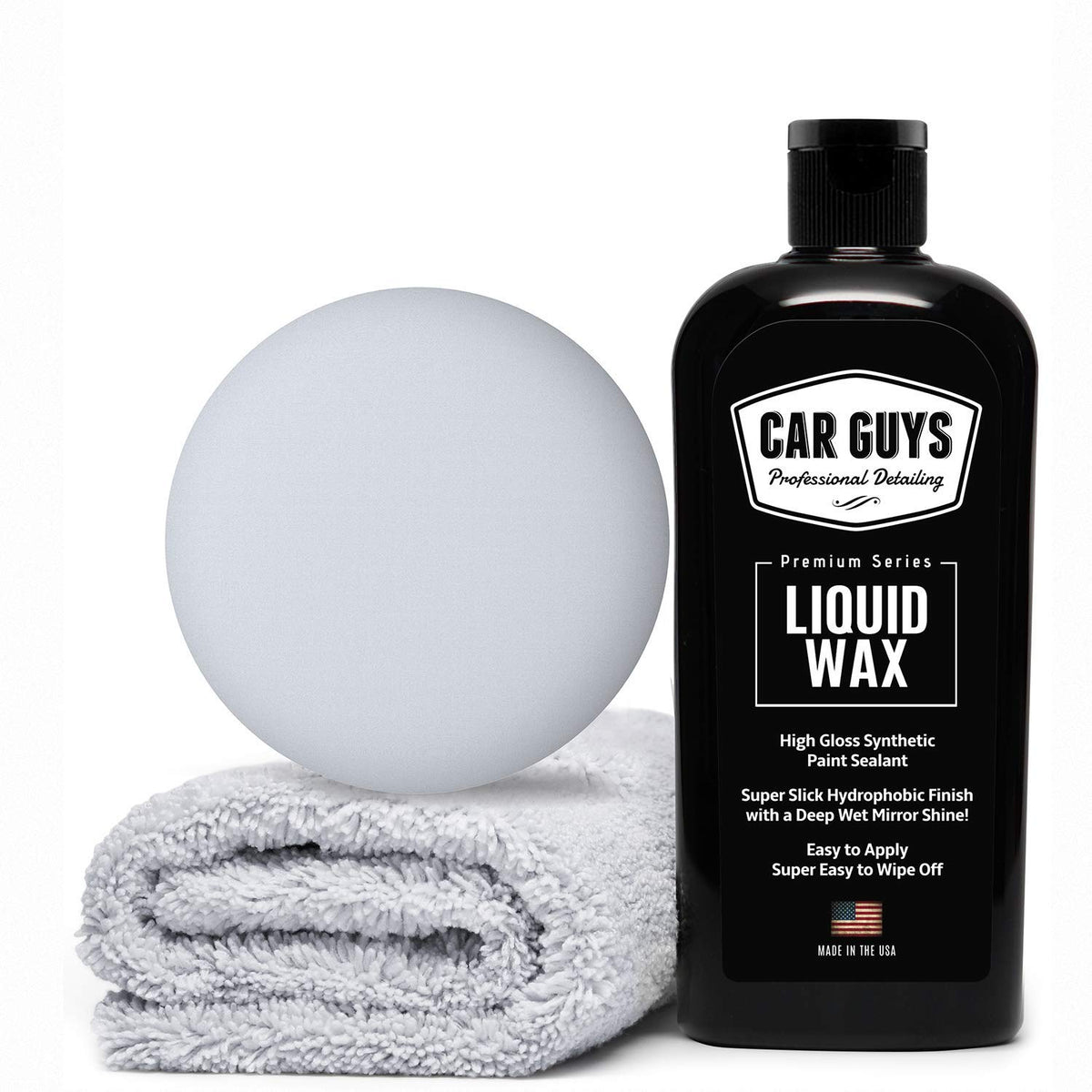 Car Guys Liquid Wax | Advanced Car Wax | Superior Protection With A Carnauba Wax Shine | For All Paint Colors And Excellent Blac