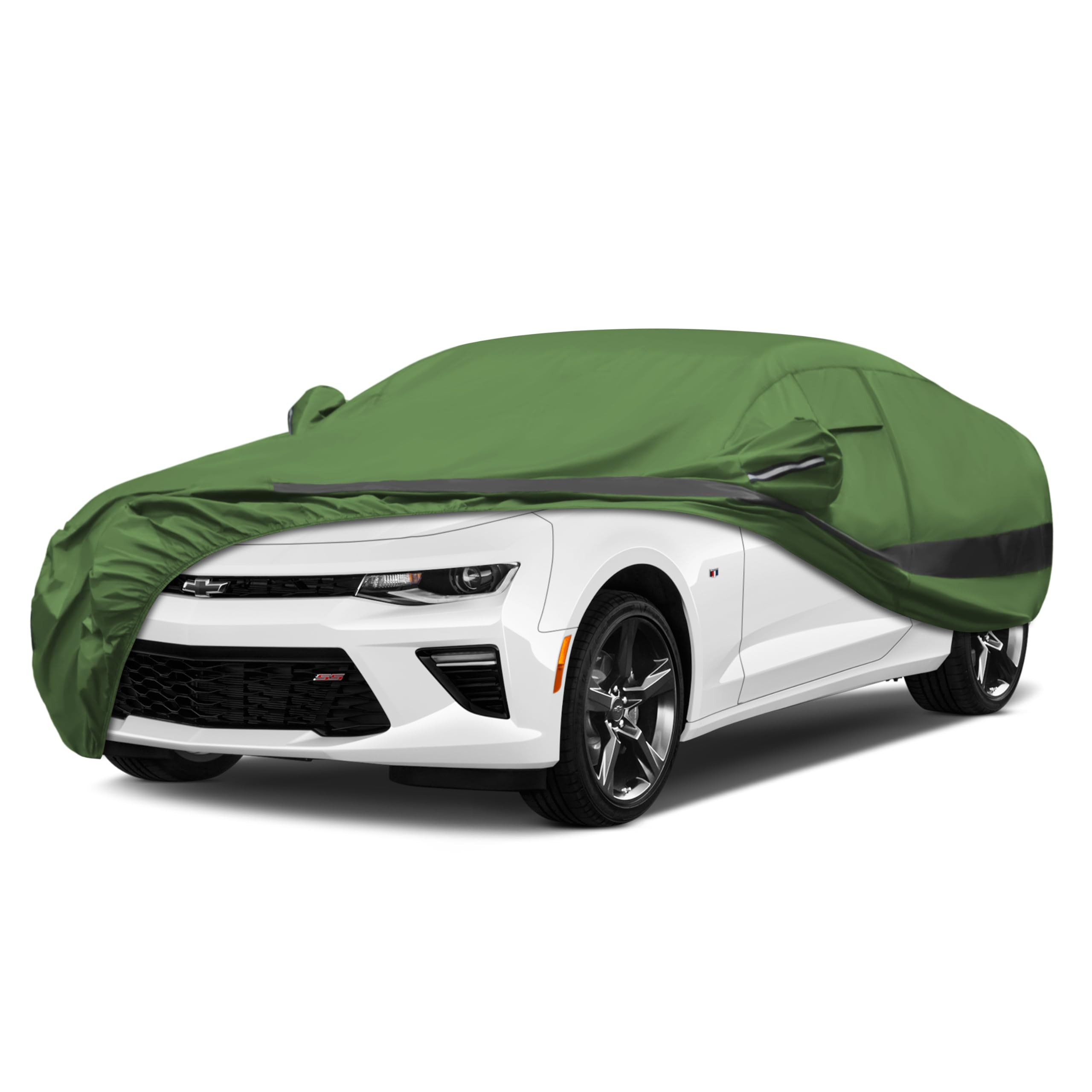 Jurmon Heavy Duty Outdoor Car Cover Intended For Chevy Camaro,Waterproof All Weather For Automobiles, Outdoor Full Cover Rain Su