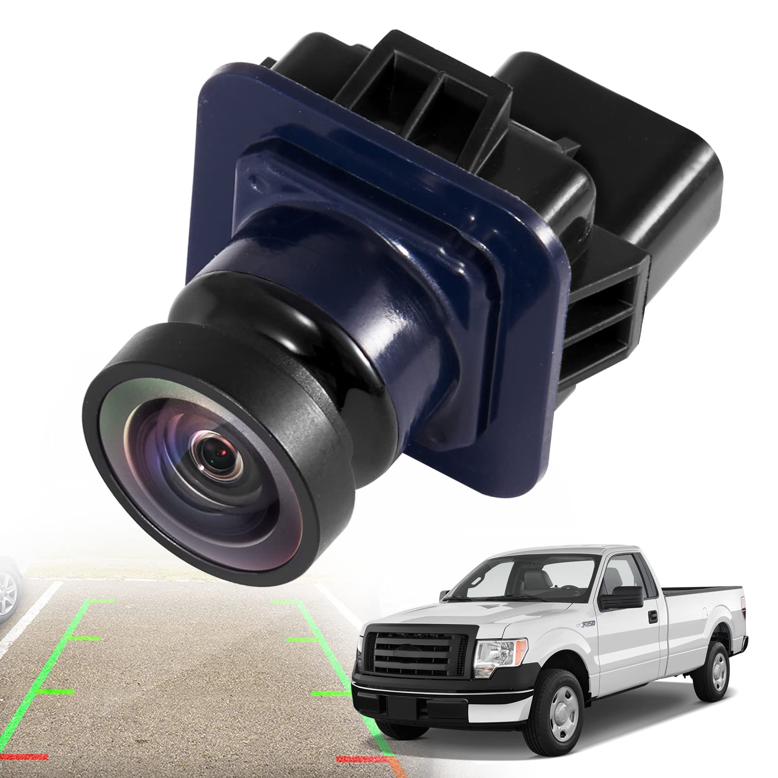 Autobaba Rear View Back Up Camera Compatible With 2010-2014 Ford F150 F-150 2015-2020 Mustang 2015-2019 Lincoln Mkc Reversing Pa