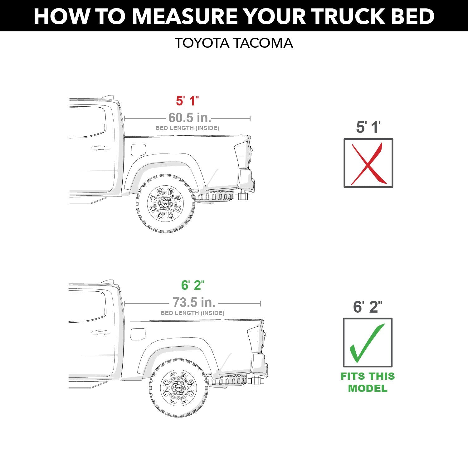 Bak Bakflip G2 Hard Folding Truck Bed Tonneau Cover | 226403 | Fits 1996 - 2004 Toyota Tacoma 6' 3 Bed (74.5)