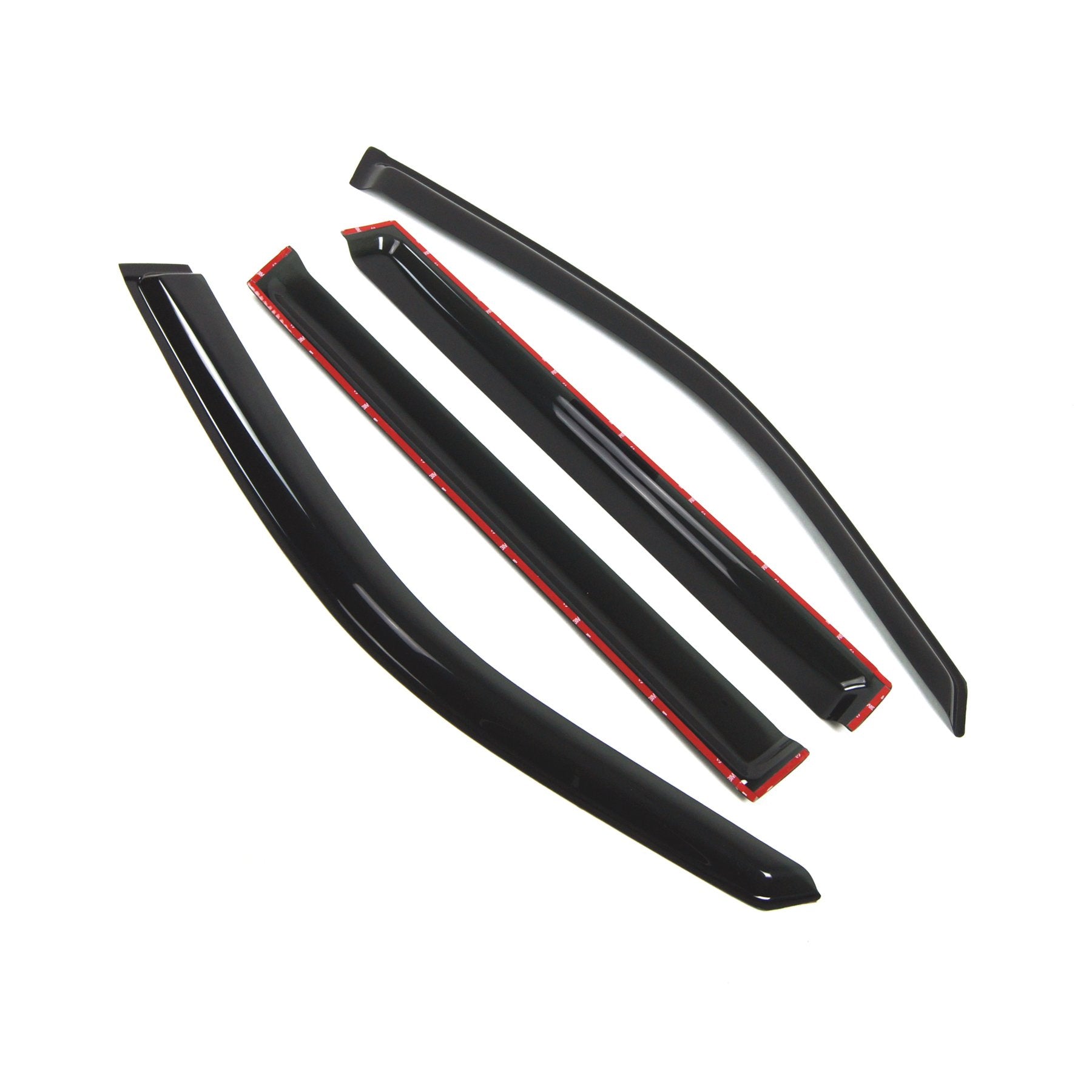 Car Window Rain Guard | Outside Mount Visors Auto Side Window Deflectors | Windows Visor Rain Shields Compatible With 2003-2008