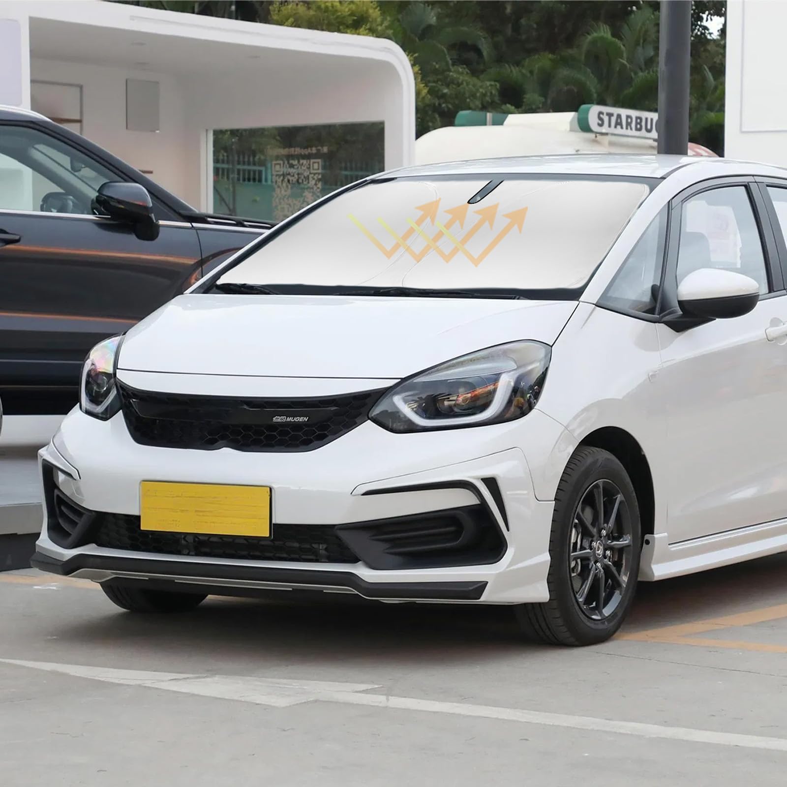 Sun Shade Windshield Sunshades Cover For Honda Fit 2021 2022-2024 Accessories Foldable Front Window Shields Protector Fits Honda