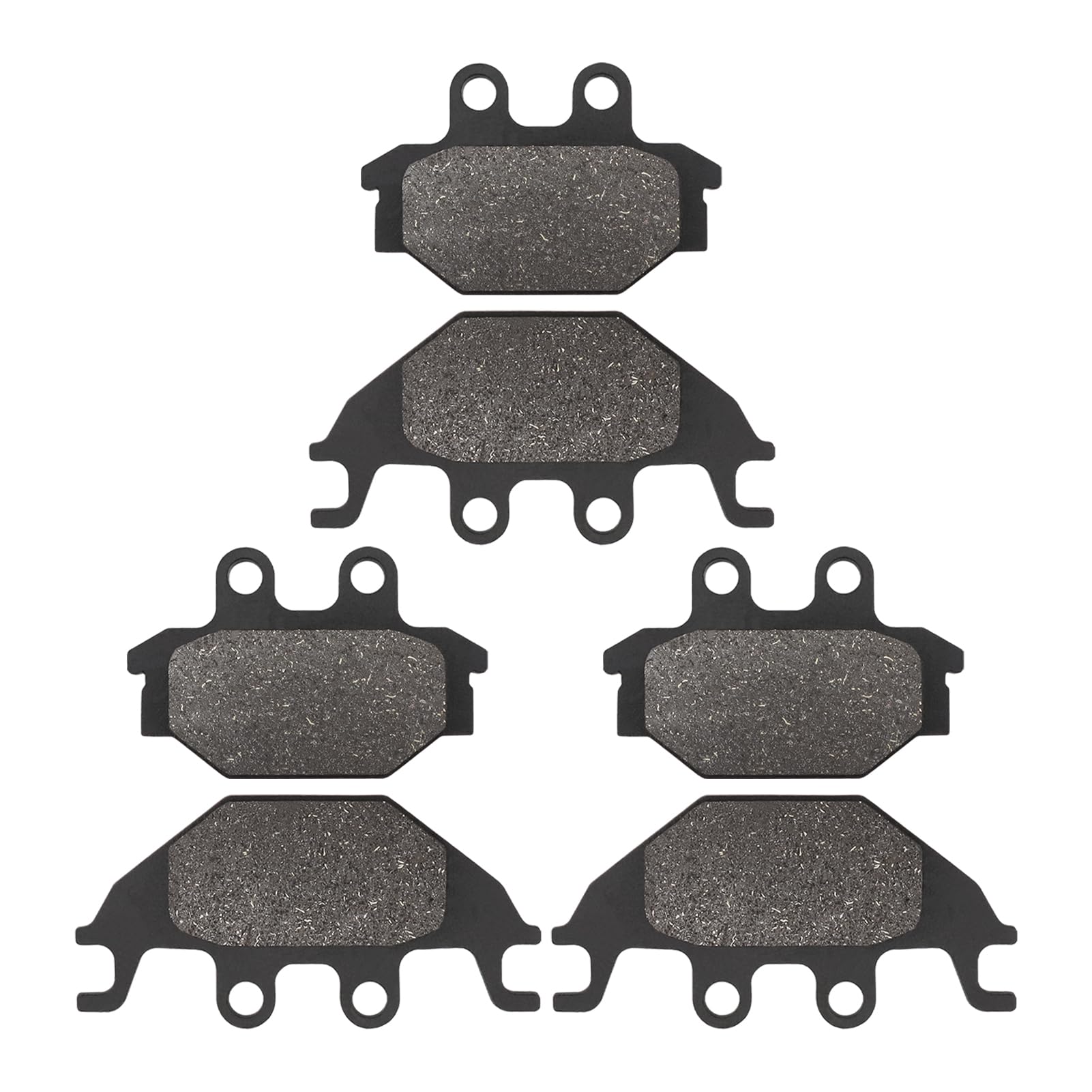 Zicoo Brake Pads For Can Am Ds250 Ds 250 For Kawasaki Kvf300 Brute Force 300 Mxu 270 300 500 Uxv 450I 500 700 4X4 Quadlander 300