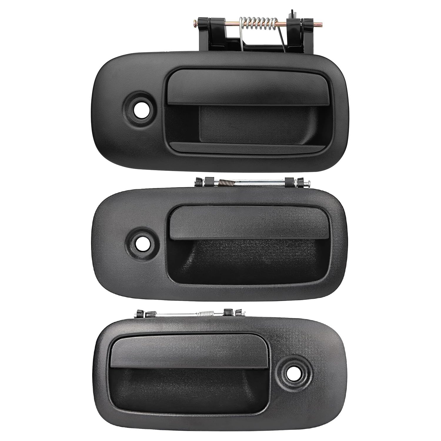 Exterior Door Handle Set, Front Left & Right & Rear Right Sliding Side For 1996-2009 Chevy Express,Gmc Savana 1500 2500 3500 450