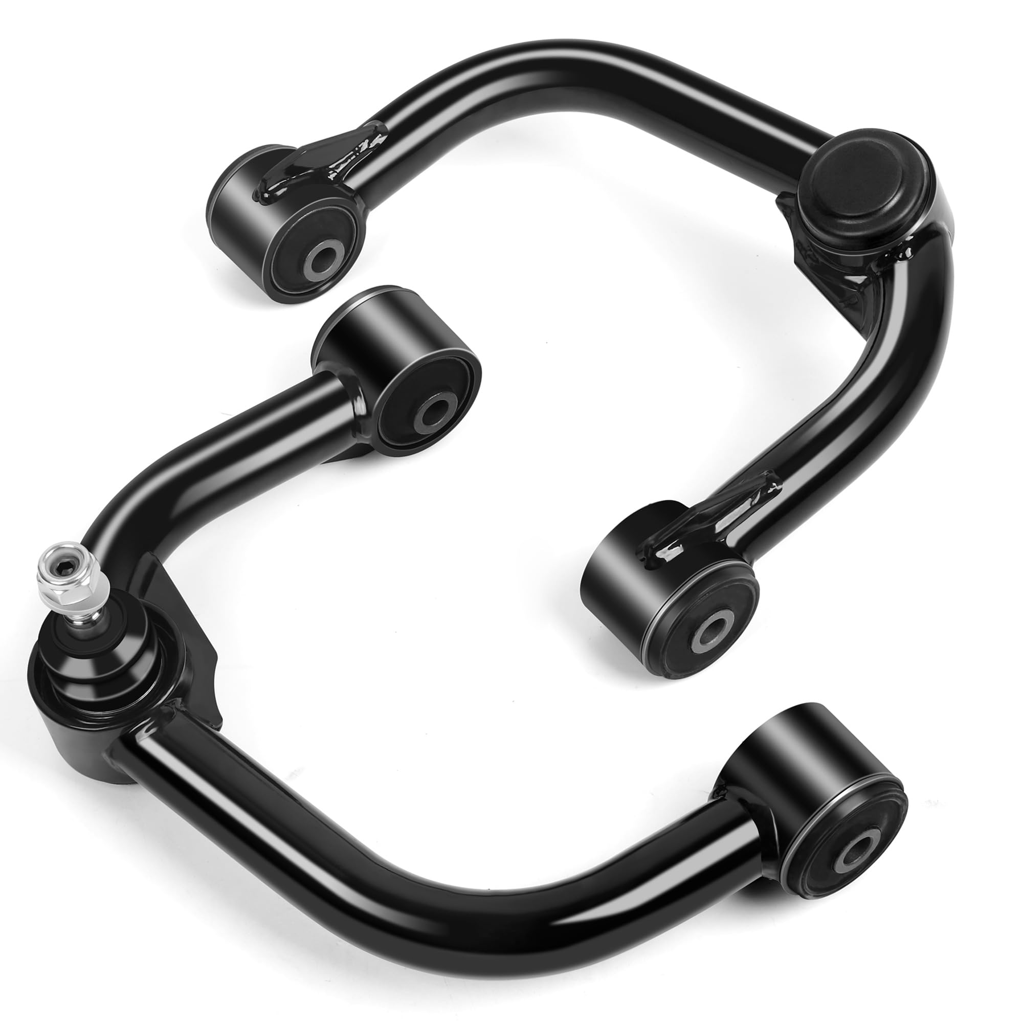 2-4 Front Upper Control Arms For 2004-2024 F150 with Ball Joint, 2PCS Adaption 2-4 Lift Suspension Kit Adjustable Control Ar