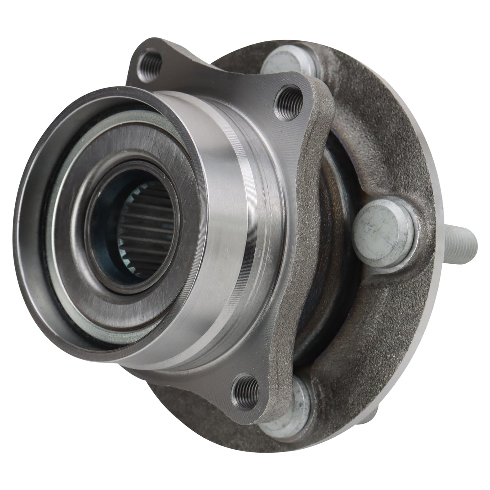 Trq Front Left Right Wheel Hub Bearing Assembly Driver Passenger Side Compatible With 2004-2009 Toyota Prius