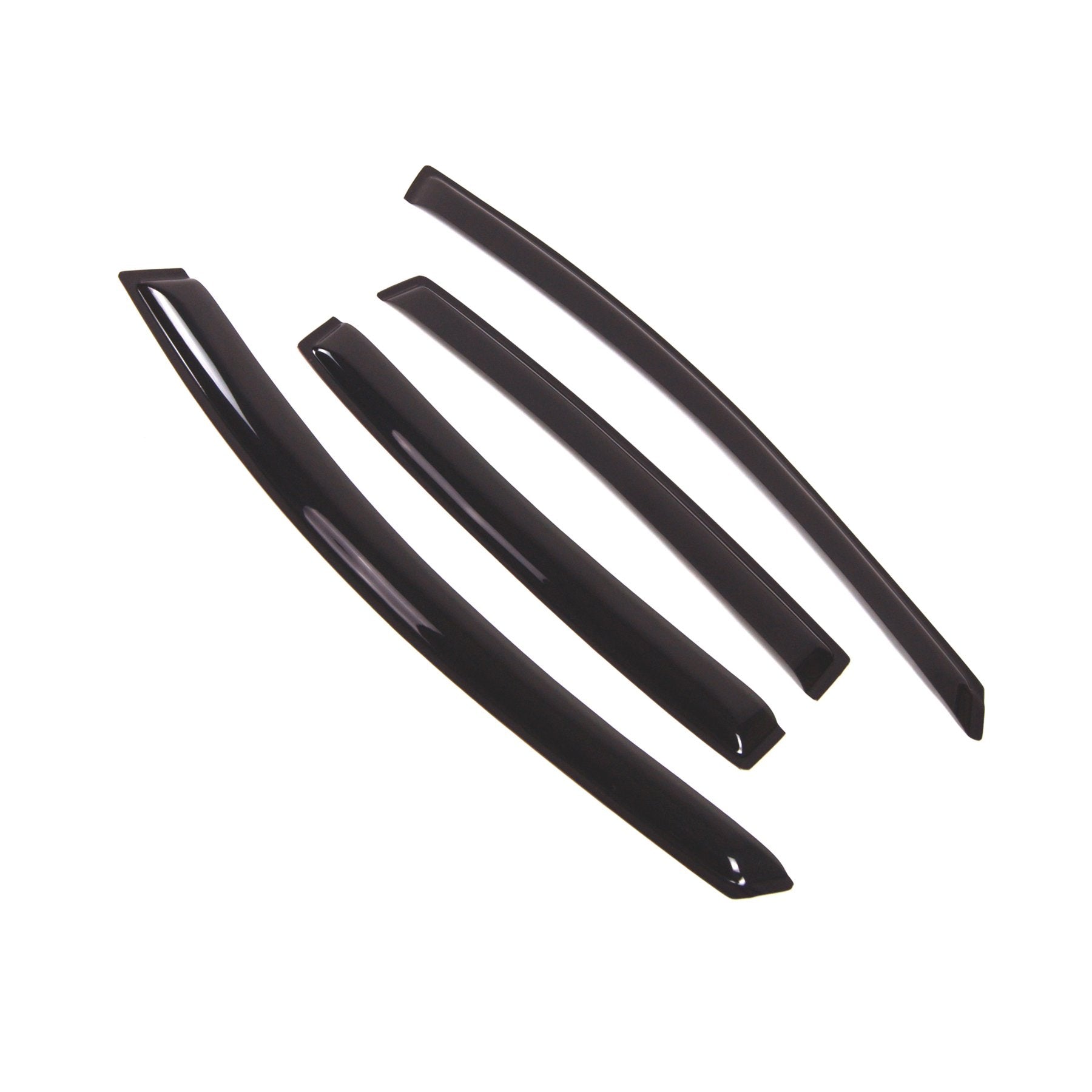 Tuningpros Wd2-370 Dark Smoke 4 Pcs Set Window Visor (Outside Mount) Deflector Rain Guard Compatible With 2008-2009 Pontiac G8