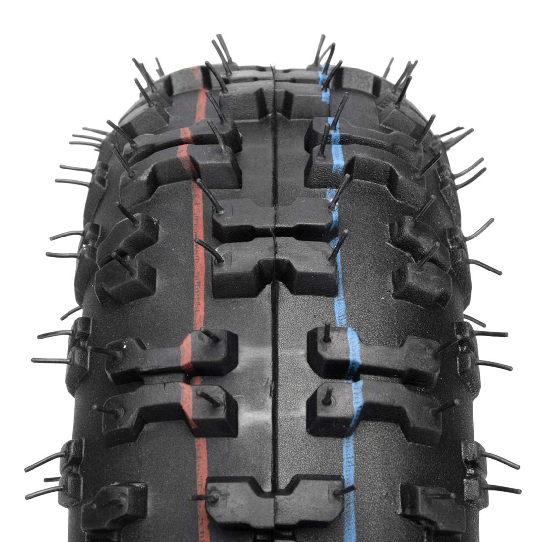 Fvrito 2 Pack Of 4.10-4 410-4 4.10/3.50-4 Tire With Inner Tube For Lawn Mowers Garden Rototiller Snow Blower Mowers Hand Truck W