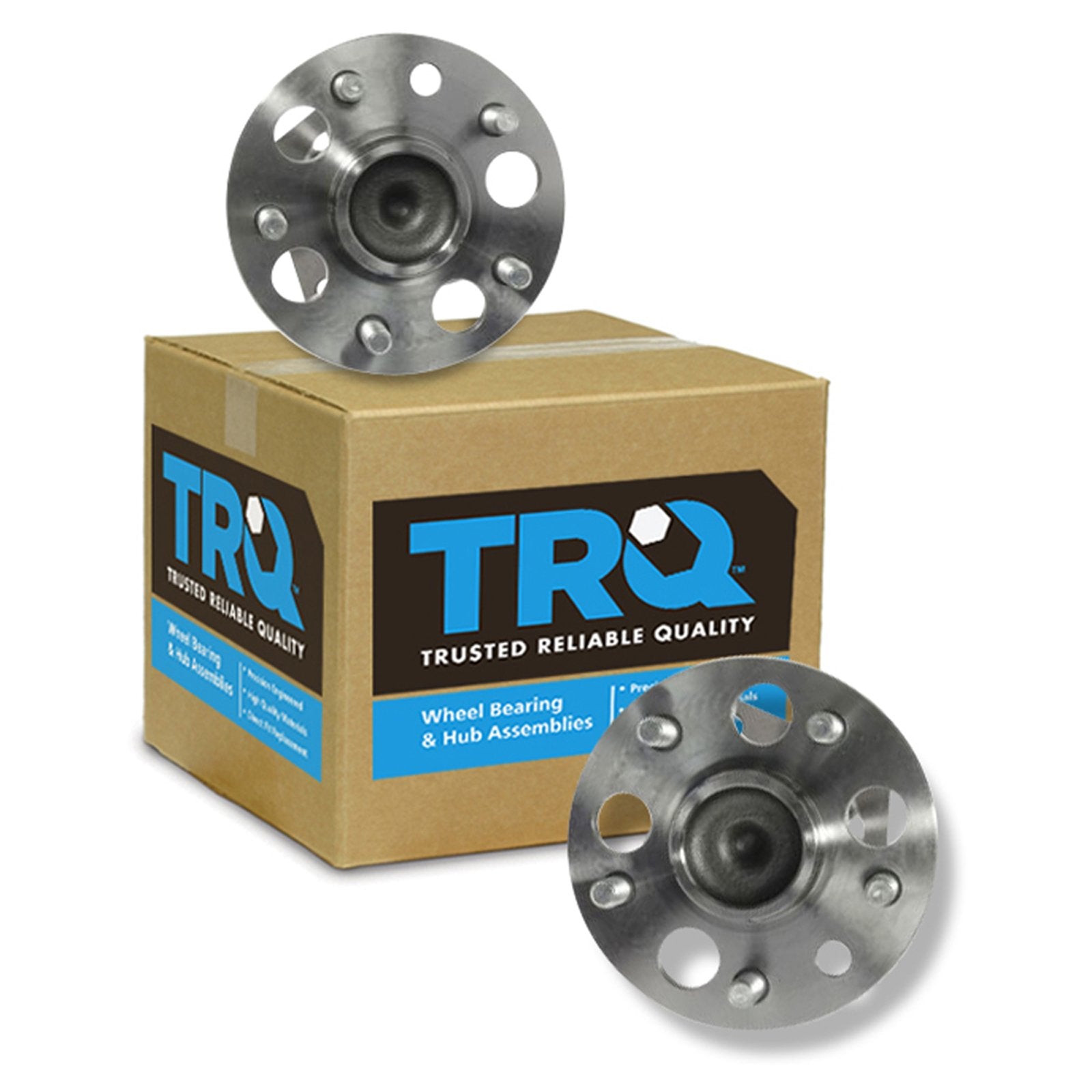 Trq Rear Wheel Hub Bearings Assembly Set Compatible With 1998-2003 Toyota Sienna
