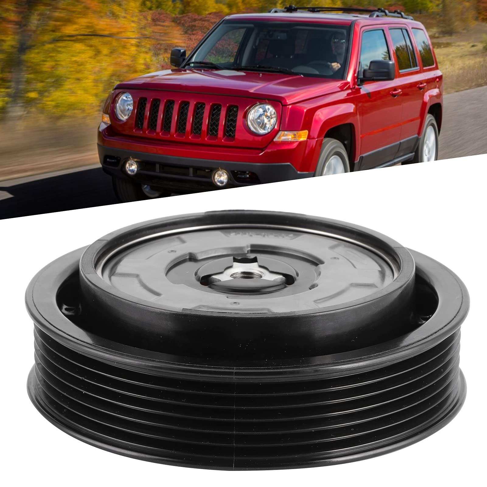 A/C Compressor Clutch,A/C Compressor Clutch Replacement Stainless Steel Fit Compatible With 2.0 2.4 158388