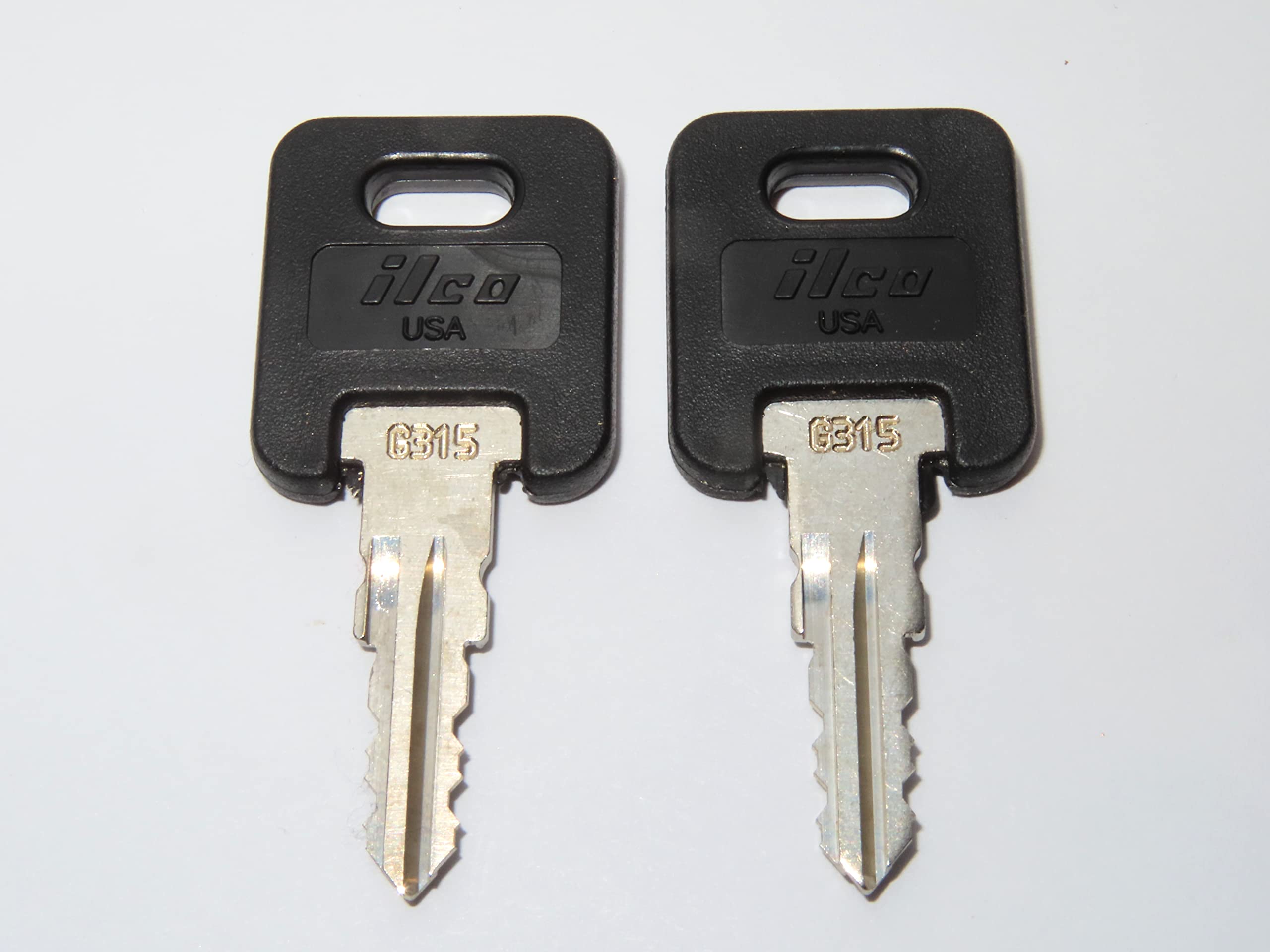 Global Link Rvs Motorhome Trailer Keys 2 Ilco Black Top Keys Cut To Key/Lock Number From G301 To G351 Ilco Fic3P Black Top Keys 