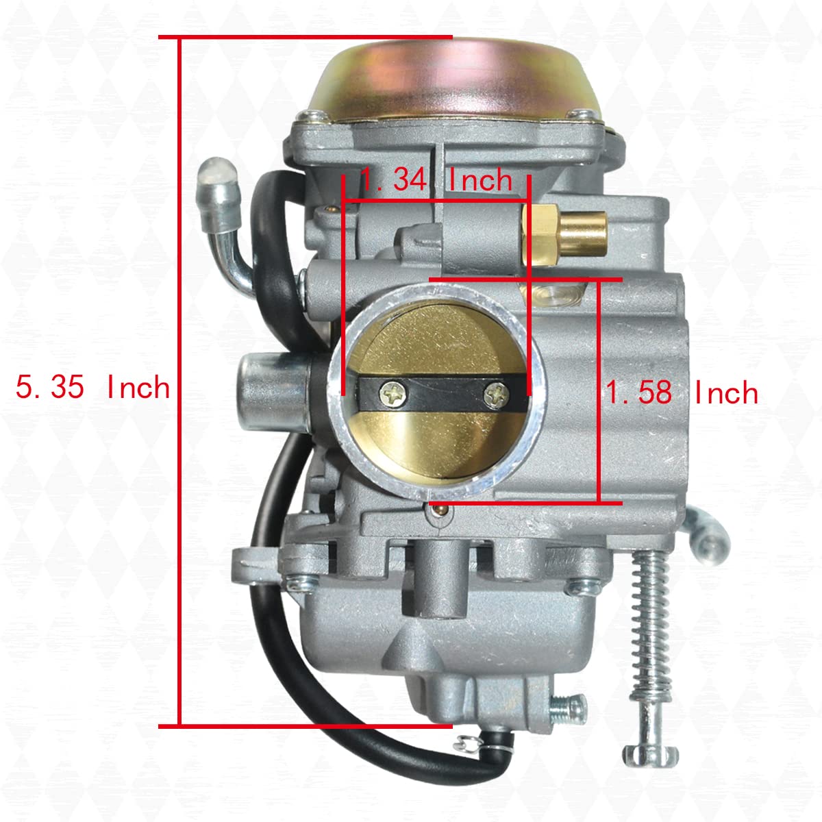 330 Carburetor Fits For Polaris Sportsman Magnum Trail Boss Blazer Scrambler Predator Pedition 325 330 400 425 500 600 700 Carburetor 2X4 4X4 6X6 Atv Quad