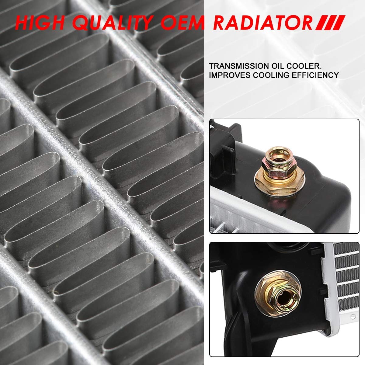 Auto Dynasty Radiator Compatible With 05-11 Buick Allure Lacrosse Chevy Impala Monte Carlo 3.5L 3.6L 3.9L At, Dpi 2827 Factory S