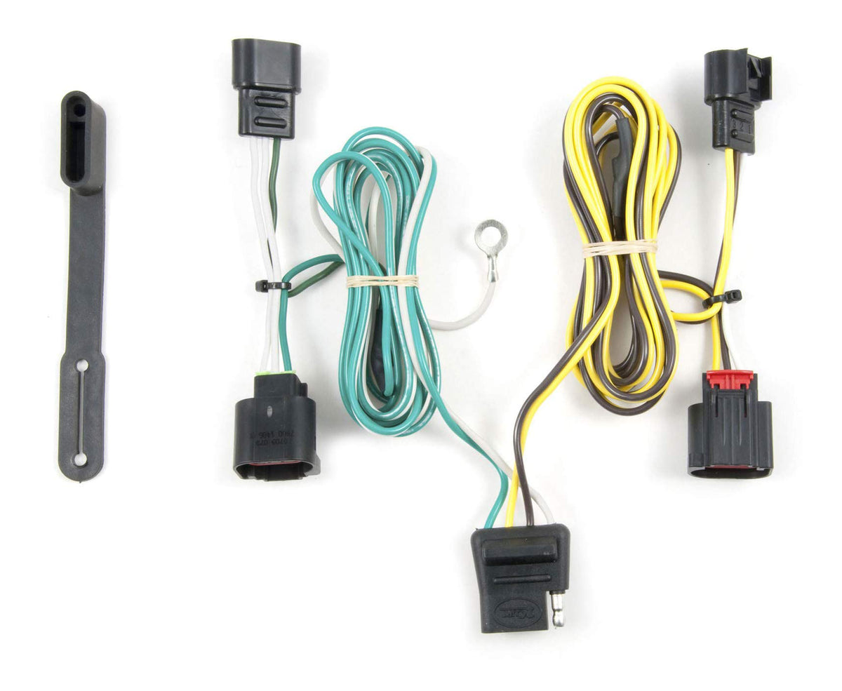 Curt Manufacturing 56109 Vehicle-Side Custom 4-Pin Trailer Wiring Harness, Fits Select Dodge Journey Without Led Lights