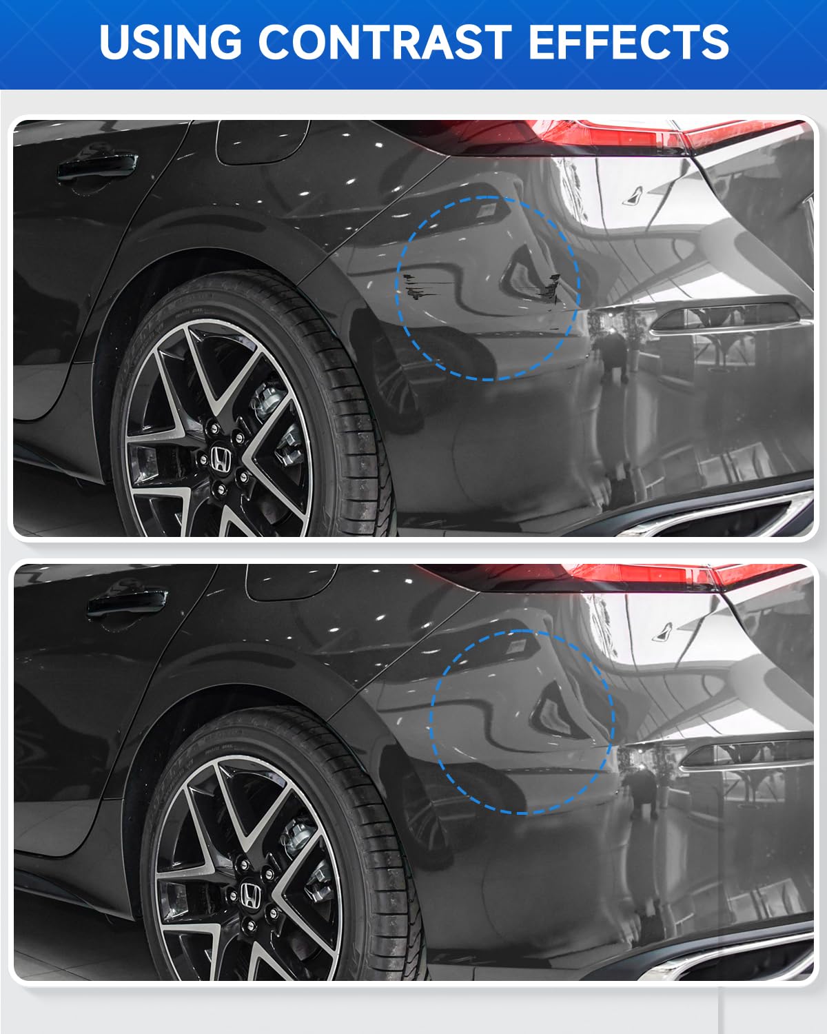 YR-578M Urban Titanium Metallic Touch Up Paint Compatible with Honda Exact Match Touch Up Paint Car Scratch Repair