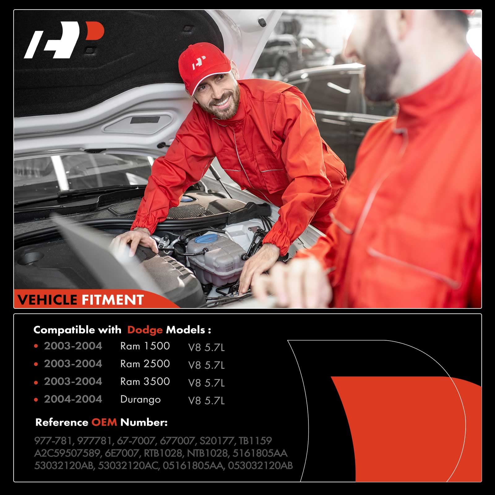 A-Premium Electronic Throttle Body Compatible With Dodge Durango 2004, Ram 1500 Ram 2500 Ram 3500 Pickup 2003-2004, 5.7L Engine, Ohv, Replace# 5161805Aa, 53032120Ab, 53032120Ac