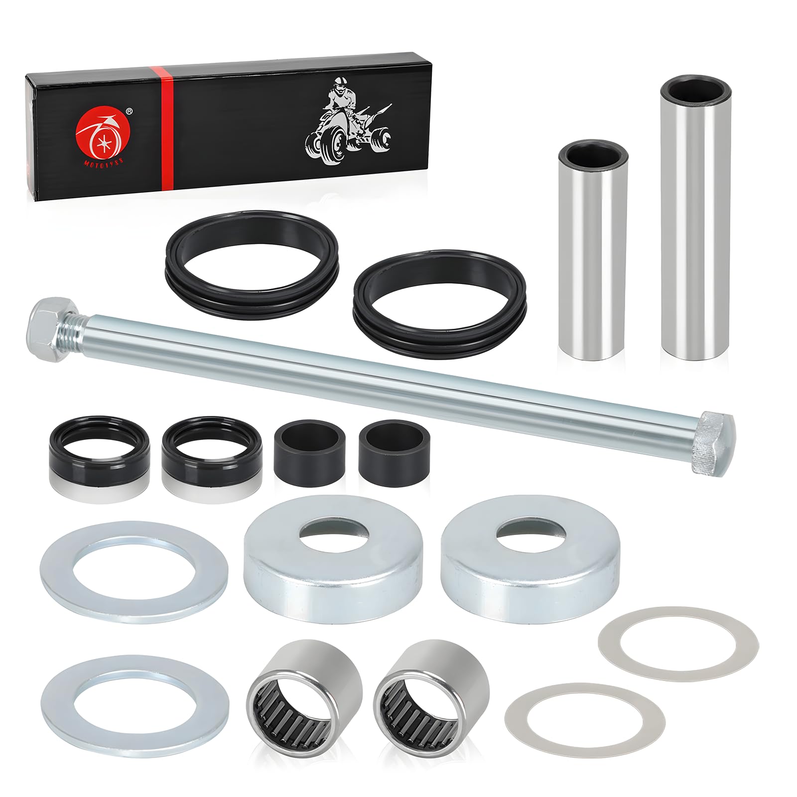 Swing Arm Bearing Bushing Seal Pivot Shaft Bolt Kit For Yamaha Blaster 200 1988-2006