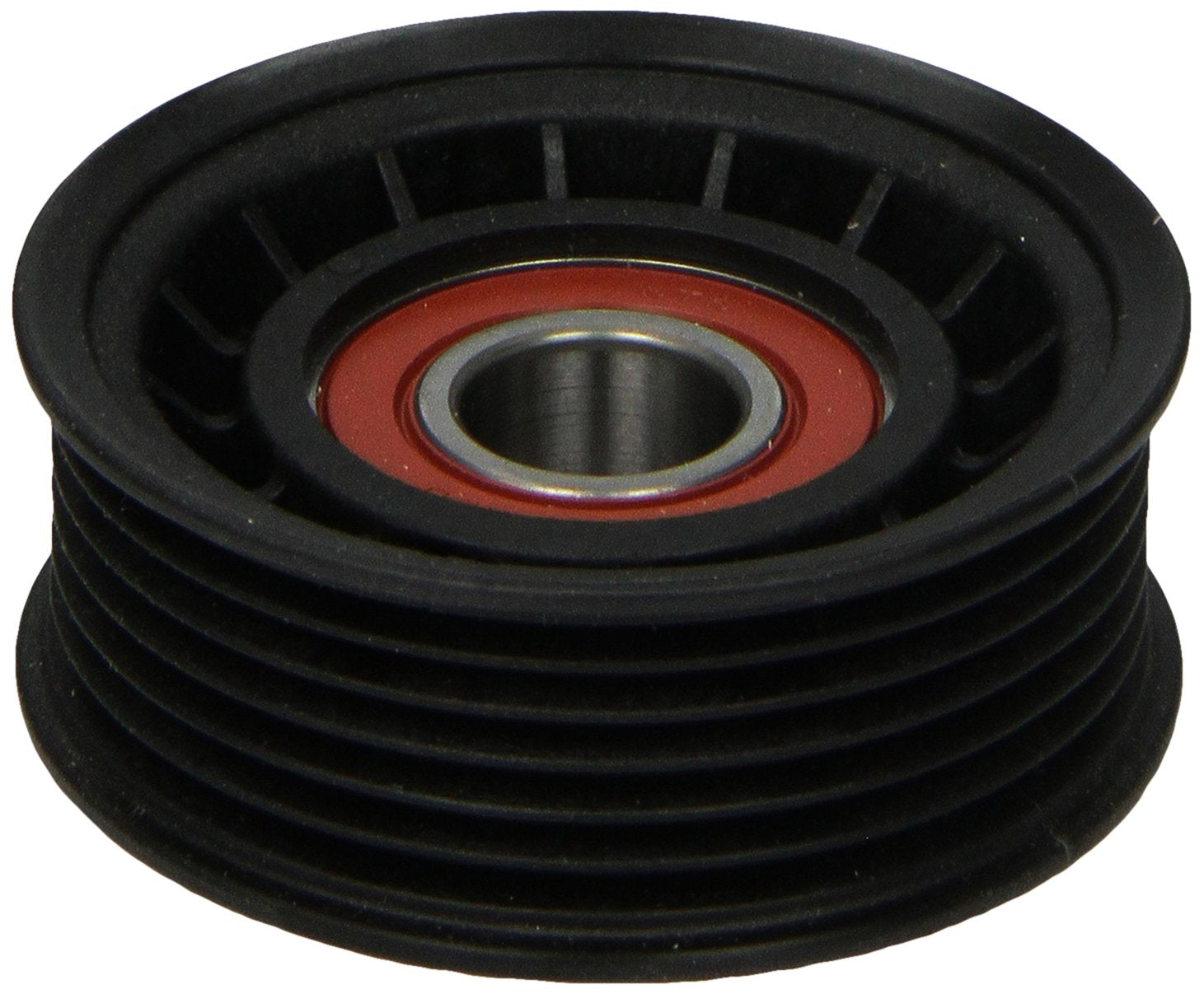 Dayco 89015 6-Groove Flanged Tensioner & Idler Pulley, 70Mm Diameter X 28.3Mm Width X 12Mm Shaft