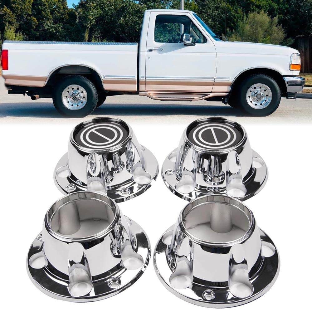 PIT66 Wheel Center Caps Compatible with 1980-1996 Ford F150 4Pcs