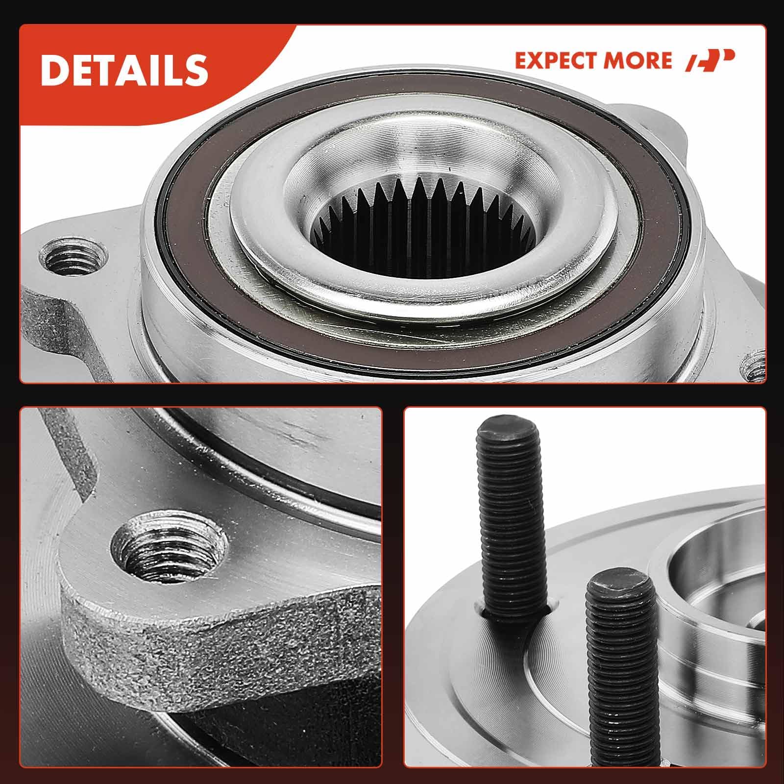 A-Premium Wheel Hub And Bearing Assembly Compatible With Dodge Journey 2009-2020 Front Left Or Right