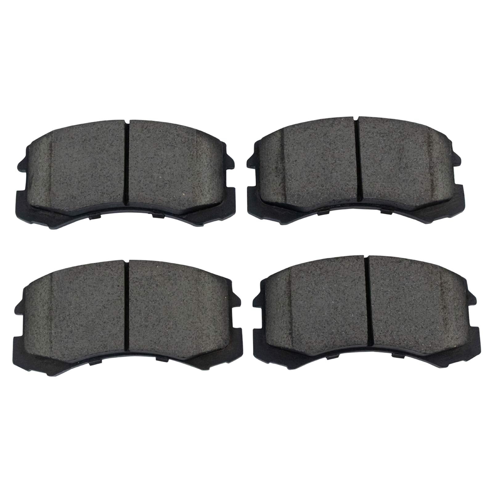 TRQ Front Brake Pads Ceramic Compatible with 2002-2007 Mitsubishi Lancer