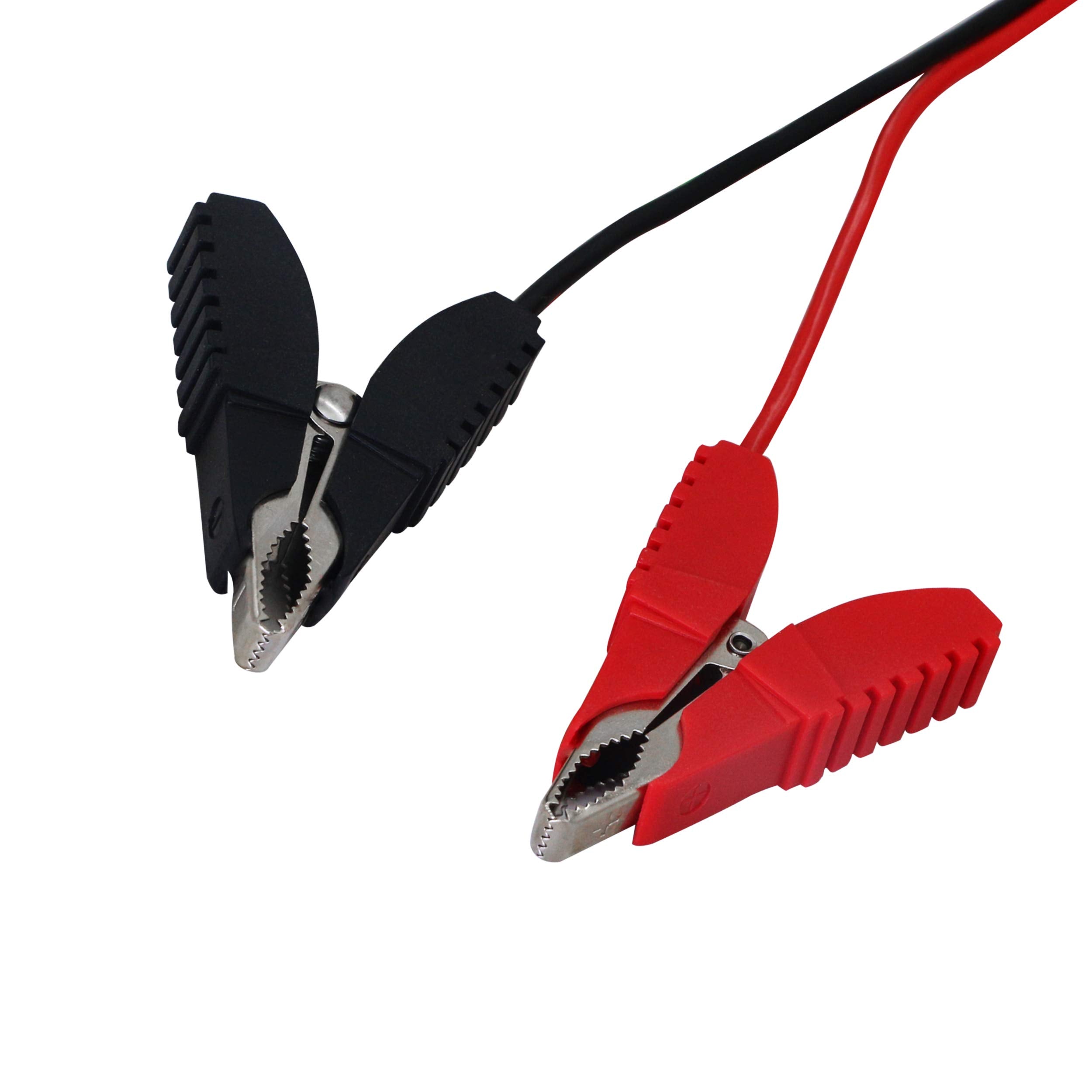 Cerrxian 3.2Ft 12V 14Awg Alligator Butterfly Clip To Sae Connector Quick Release Disconnect Car Solar Power Charging Extension C