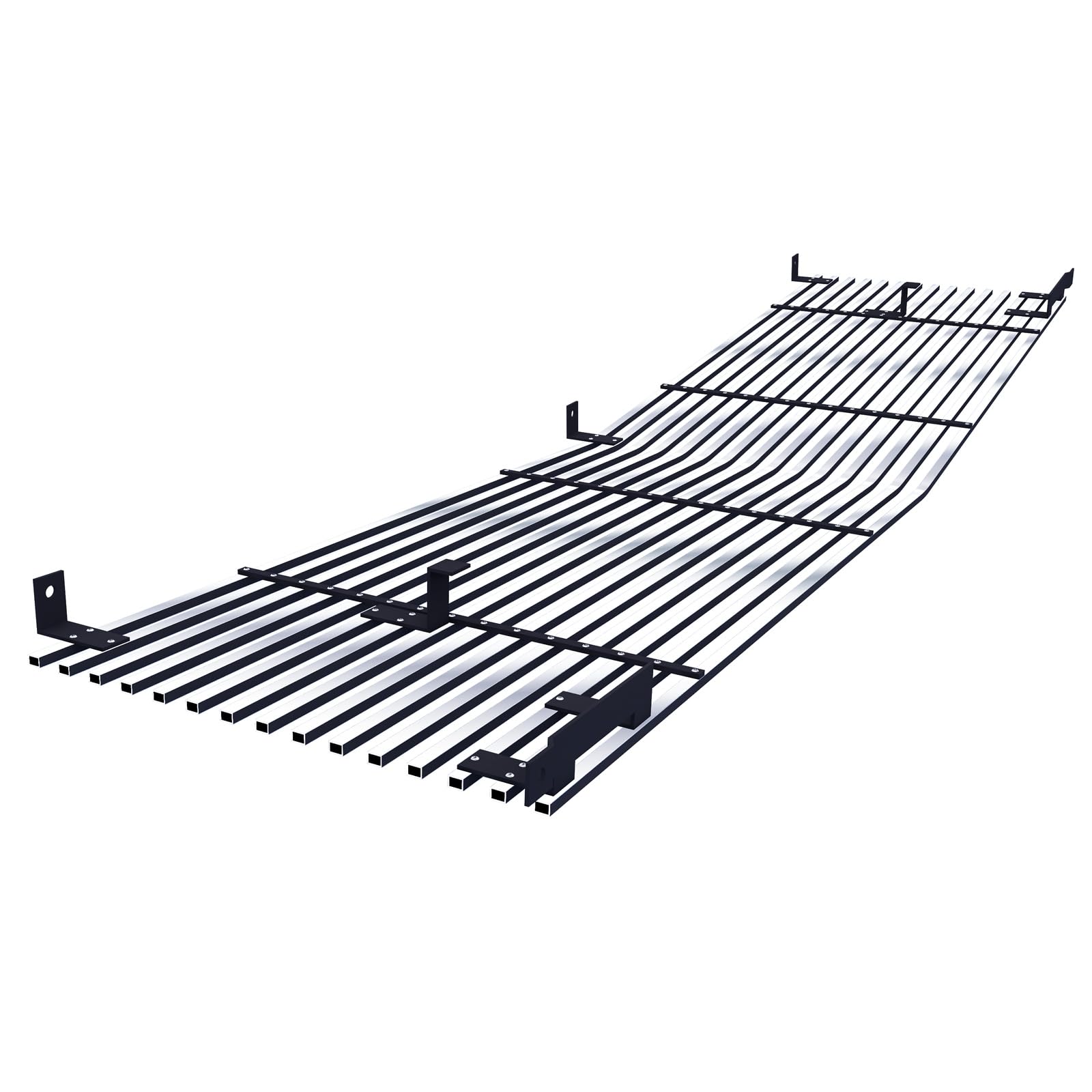 Aps Compatible With Chevy Gmc C K Pickup 1981-1987 & 81-88 Blazer Suburban Jimmy With Stacked Lights Main Upper Billet Grille Gr