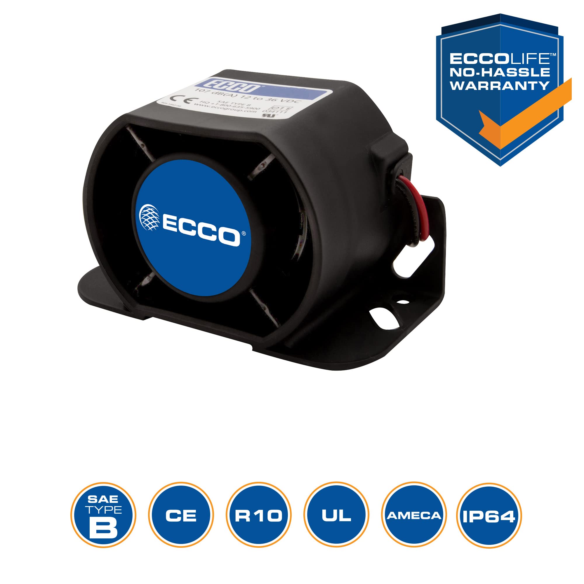 Ecco 630N Back-Up Alarm