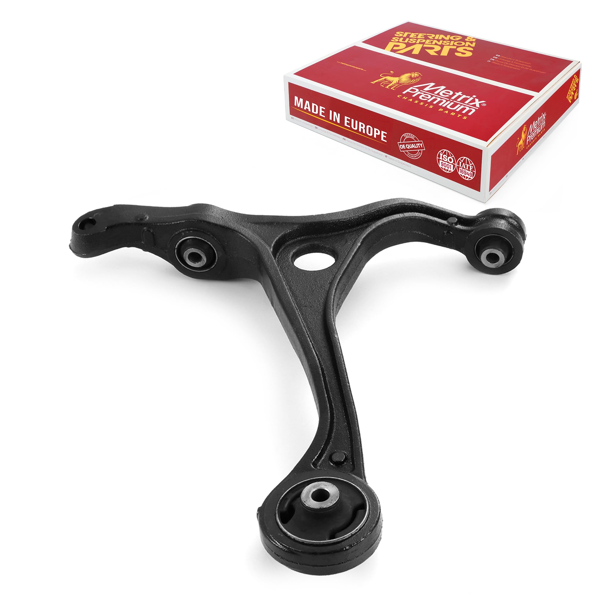 Metrix Premium Chassis Parts - Front Left Lower Control Arm Fits 2004-2008 Acura Tsx, 2003-2007 Honda Accord, Replacement Rk6402