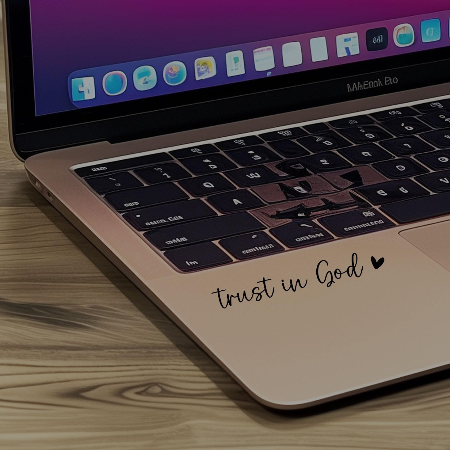 2 X Trust In God Rearview Mirror Decal Water Bottle Stickers Affirmation Reminder Sticker Laptop Bumper Sticker Tumbler Vinyl St
